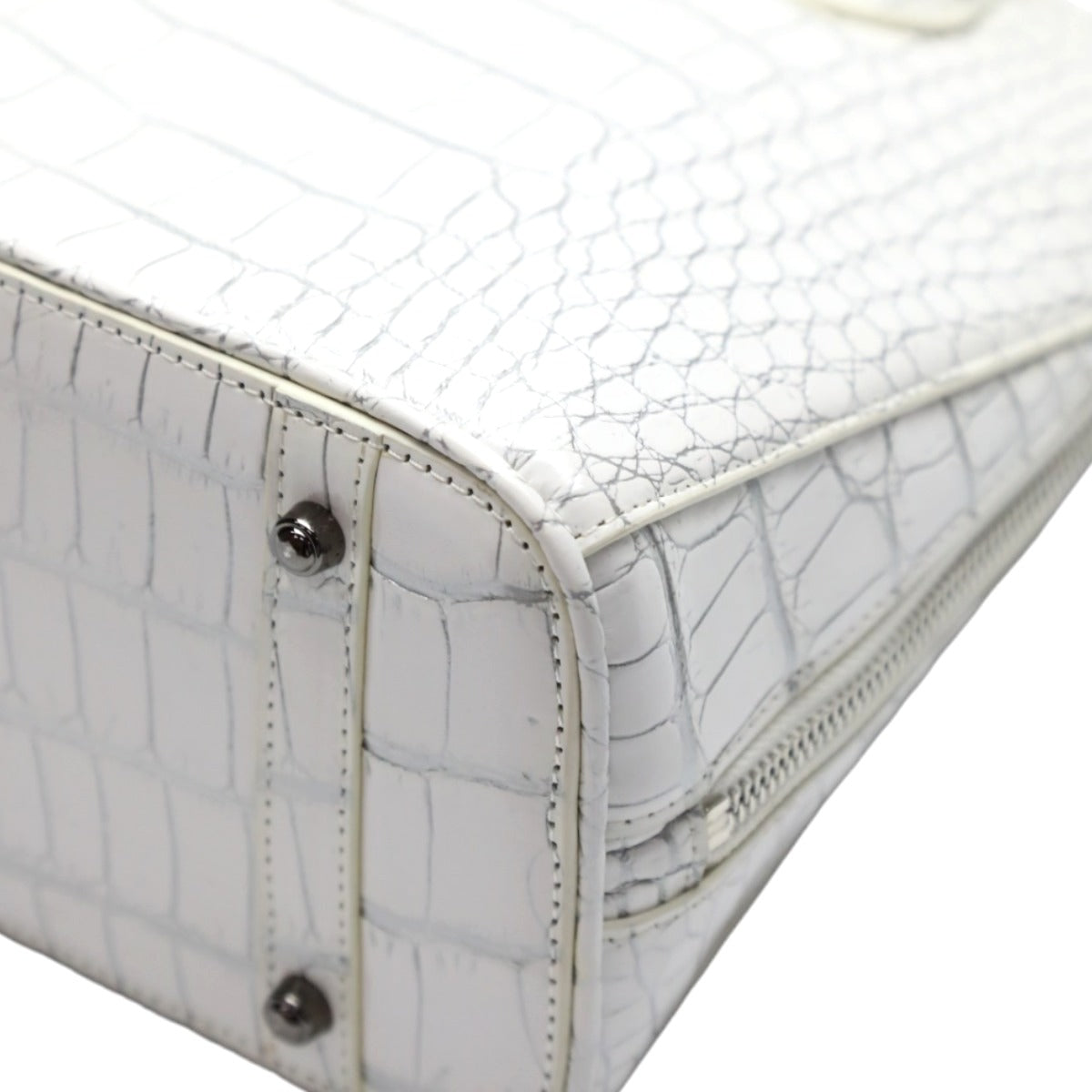 クロコダイル CROCODILE ハンドバッグ
2WAYバッグ クロコダイル LB3119 ホワイト 【SS】