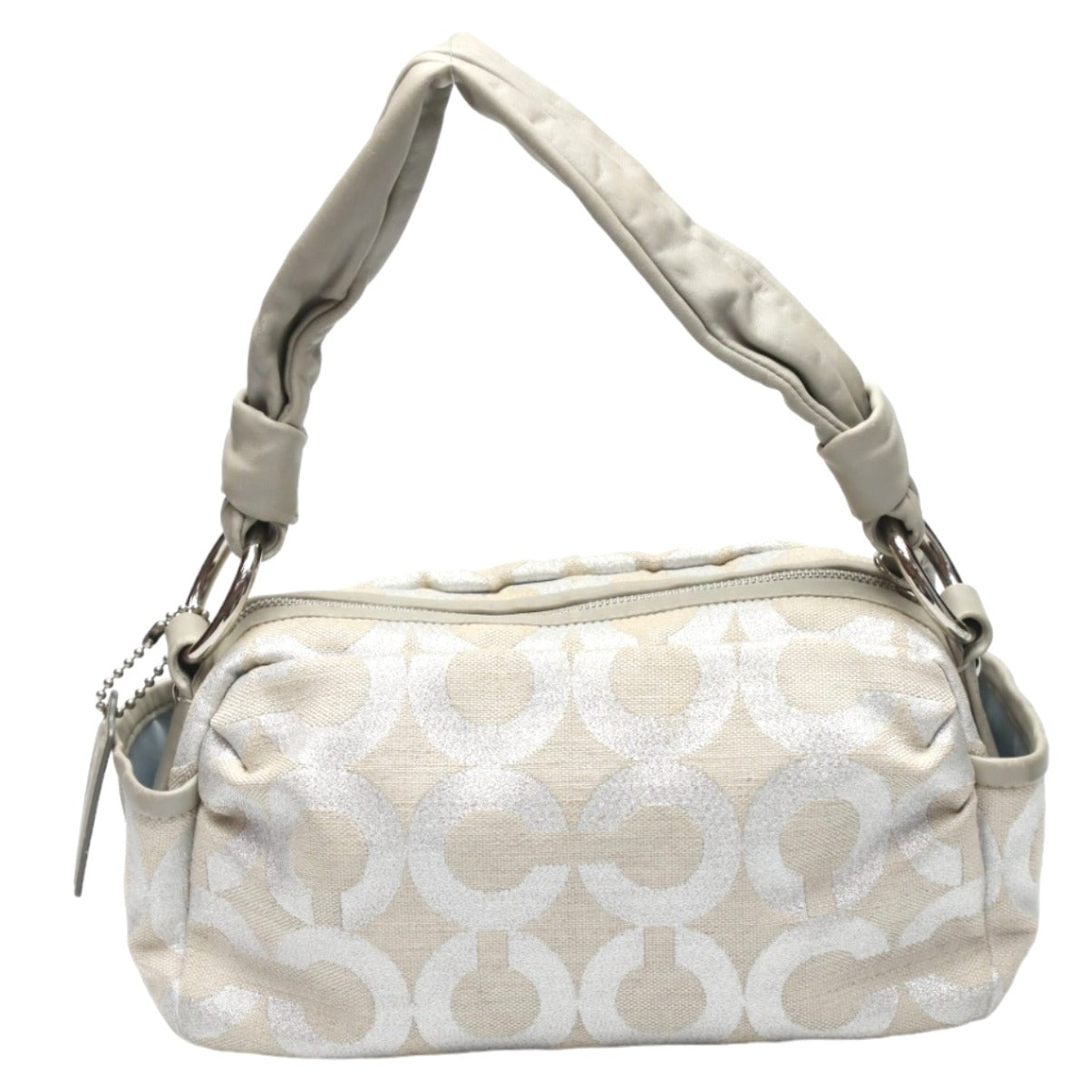 コーチ COACH ショルダーバッグ
ワンショルダー パーカー オプアート ラメ レザー 13507 シルバー×グレー 【SS】
【中古】