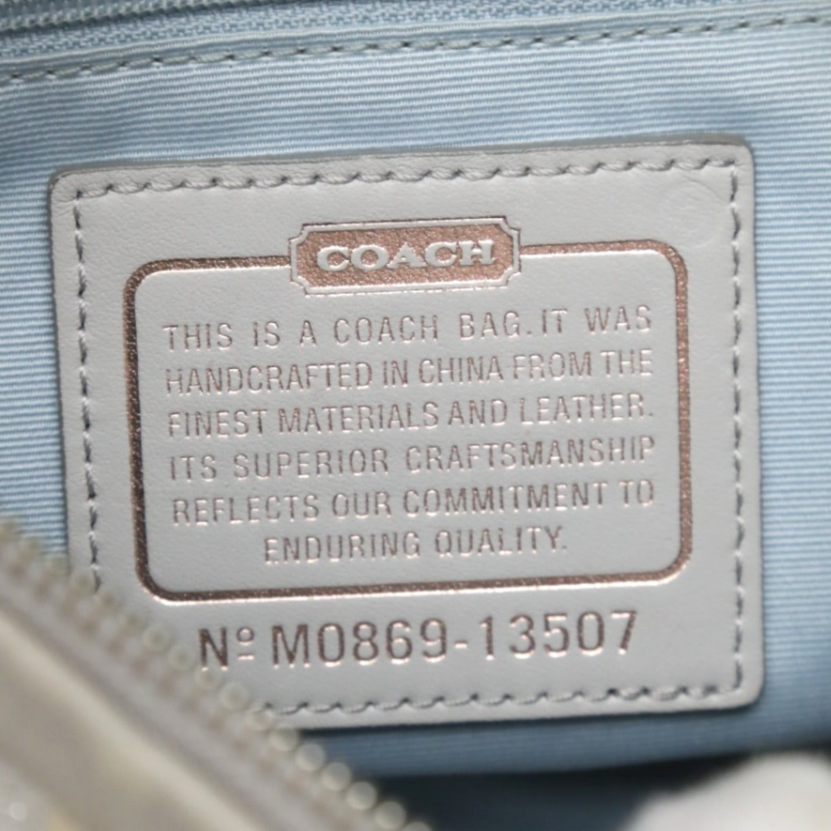 コーチ COACH ショルダーバッグ
ワンショルダー パーカー オプアート ラメ レザー 13507 シルバー×グレー 【SS】
【中古】