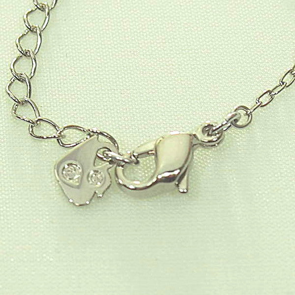 スワロフスキー SWAROVSKI ネックレス
黒 ラインストーン シルバー 箱付 スチール 【SS】
【中古】
