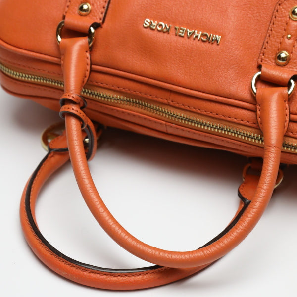 マイケルコース Michael Kors ショルダーバッグ
2WAY ボストンタイプ 斜めかけ オレンジ 【SS】
【中古】