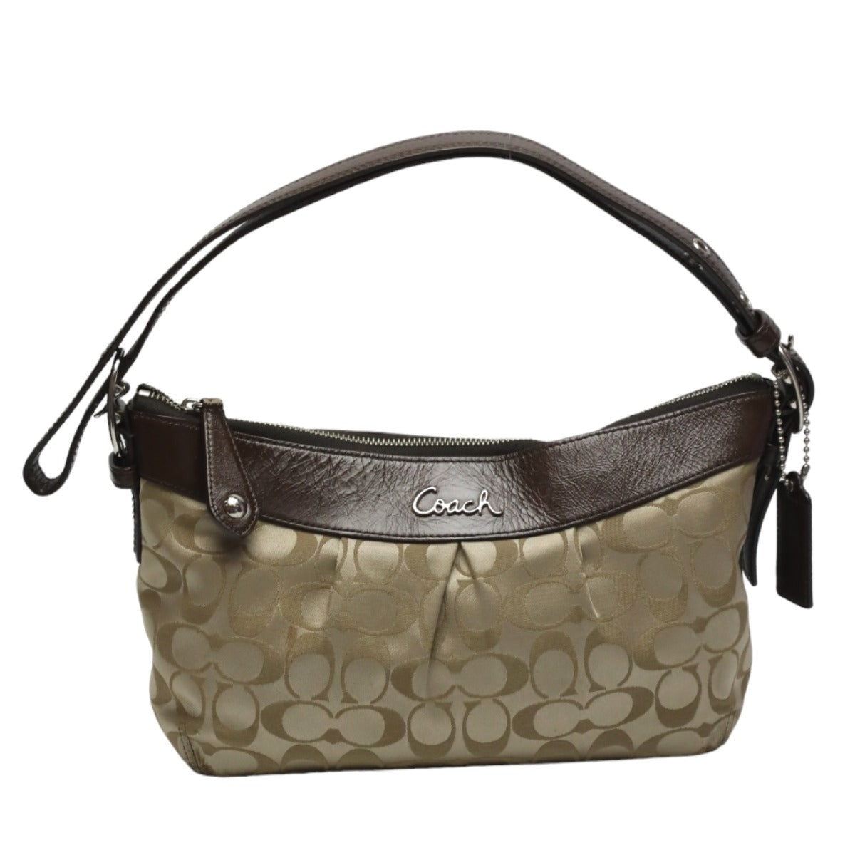 コーチ COACH ショルダーバッグ
シグネチャー ポピー レザー F15511 ブラウン 【SS】
【中古】