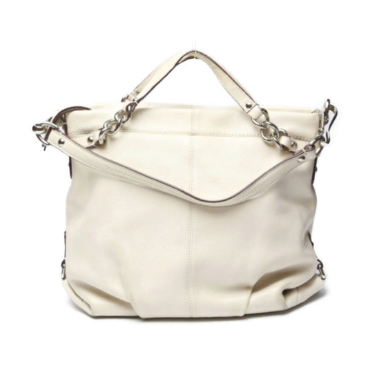 コーチ COACH ショルダーバッグ
 2WAY ハンドバッグ ショルダーバッグ レザー レザー F17165 クリーム 【SS】
 【中古】