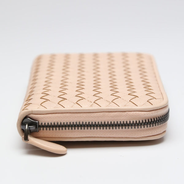 ボッテガヴェネタ BOTTEGAVENETA 長財布
ラウンドファスナー イントレチャート メッシュ イレブン レザー 114076v001n ピンク 【SS】