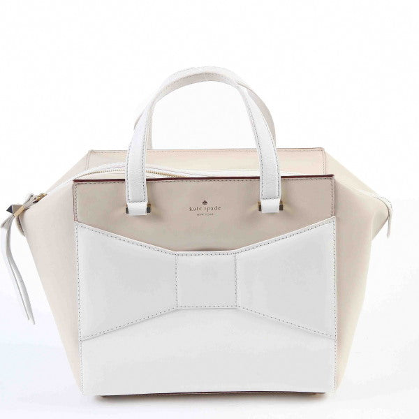 ケイトスペード Kate Spade ハンドバッグ
レザー ベージュ×ホワイト 【SS】
【中古】