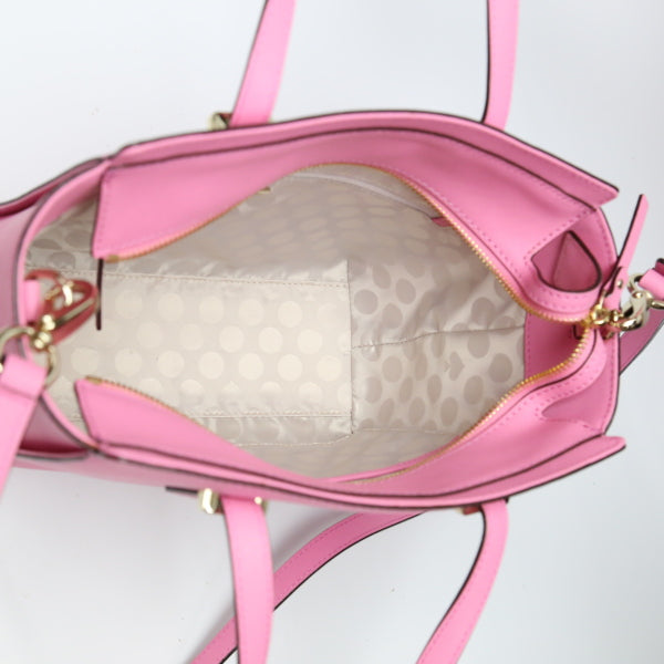 ケイトスペード Kate Spade ハンドバッグ
2WAY ショルダーストラップ付 レザー レザー ピンク 【SS】
【中古】
