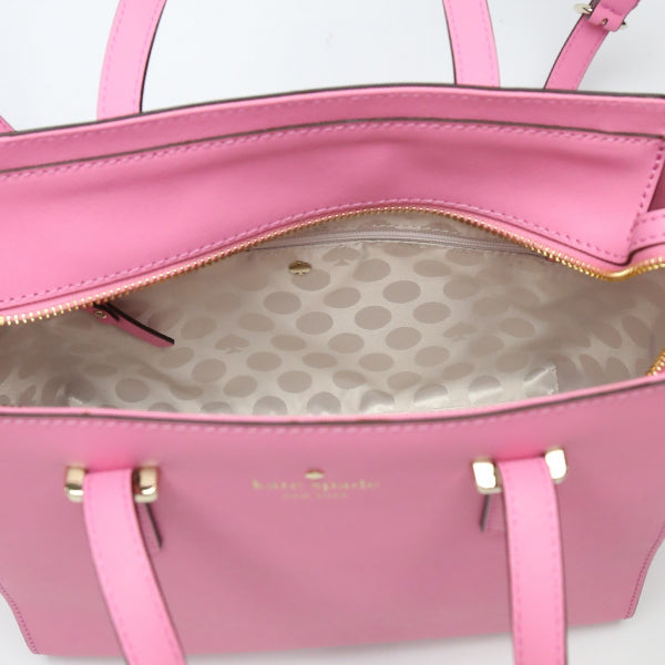 ケイトスペード Kate Spade ハンドバッグ
2WAY ショルダーストラップ付 レザー レザー ピンク 【SS】
【中古】