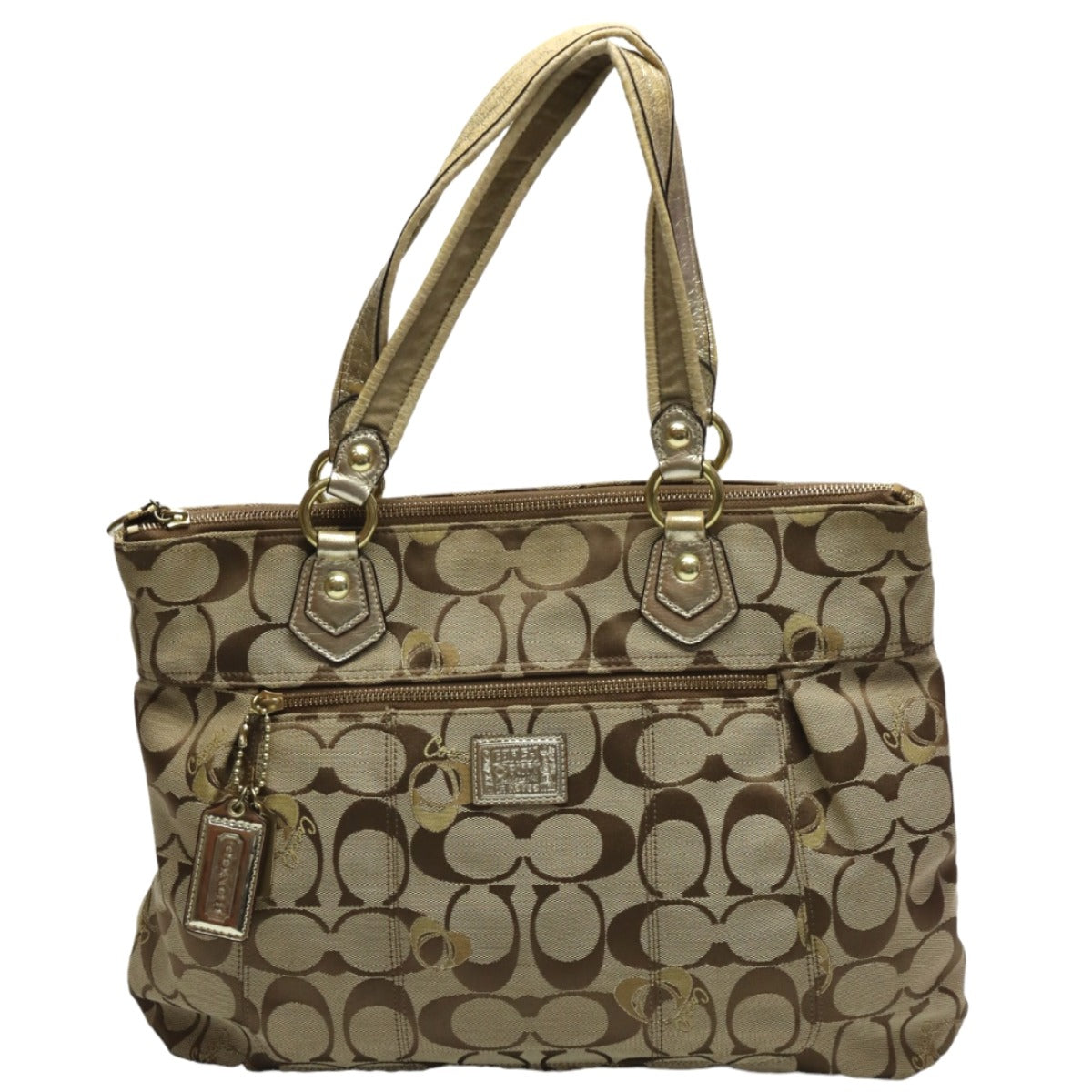 コーチ COACH トートバッグ
ポピー グラム シグネチャー レザー F18711 カーキ×ゴールド 【SS】
【中古】