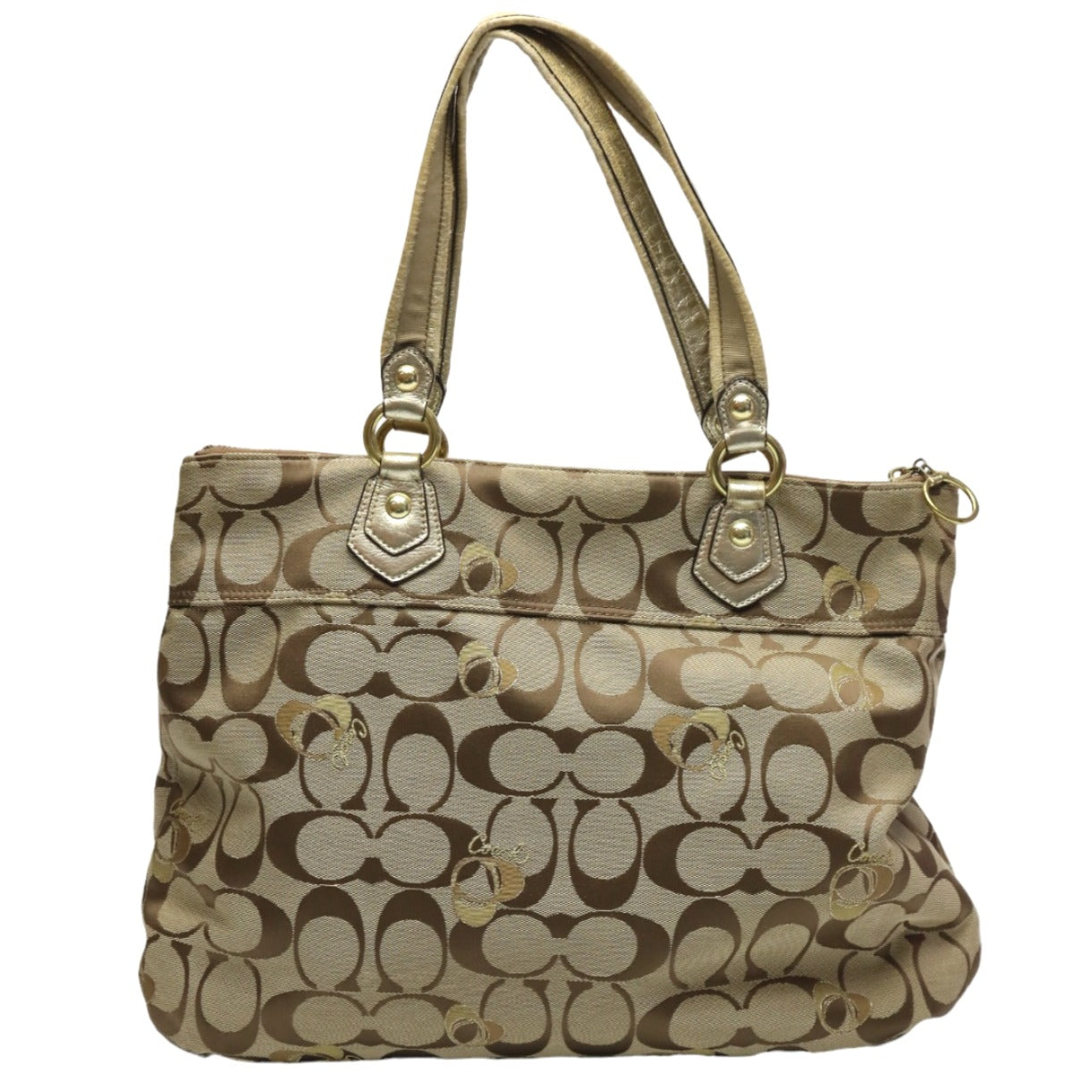 コーチ COACH トートバッグ
ポピー グラム シグネチャー レザー F18711 カーキ×ゴールド 【SS】
【中古】