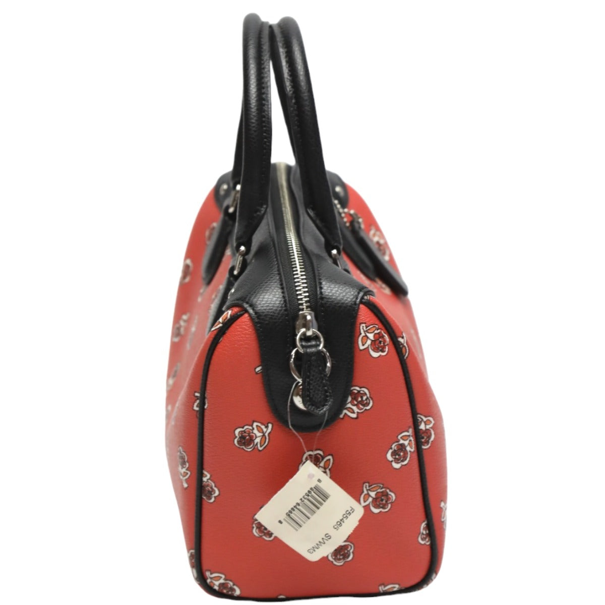 コーチ COACH ハンドバッグ
2WAYショルダーバッグ ミニボストン 斜め掛け レザー F55465 オレンジ×ブラック 【中古】
