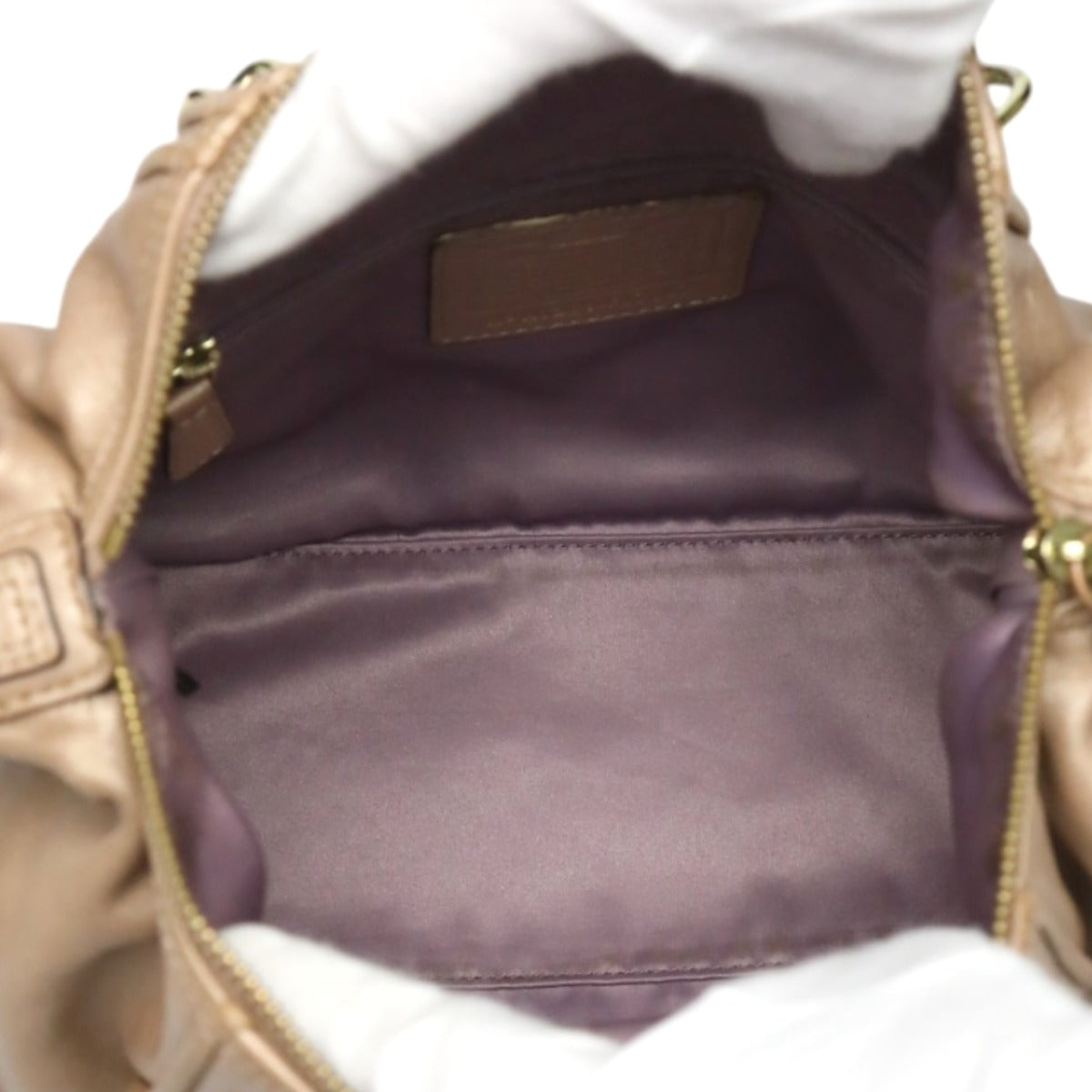 コーチ COACH ショルダーバッグ
サッチェル ギャザードレザー アシュリー レザー F17647 ベージュ 【SS】
【中古】