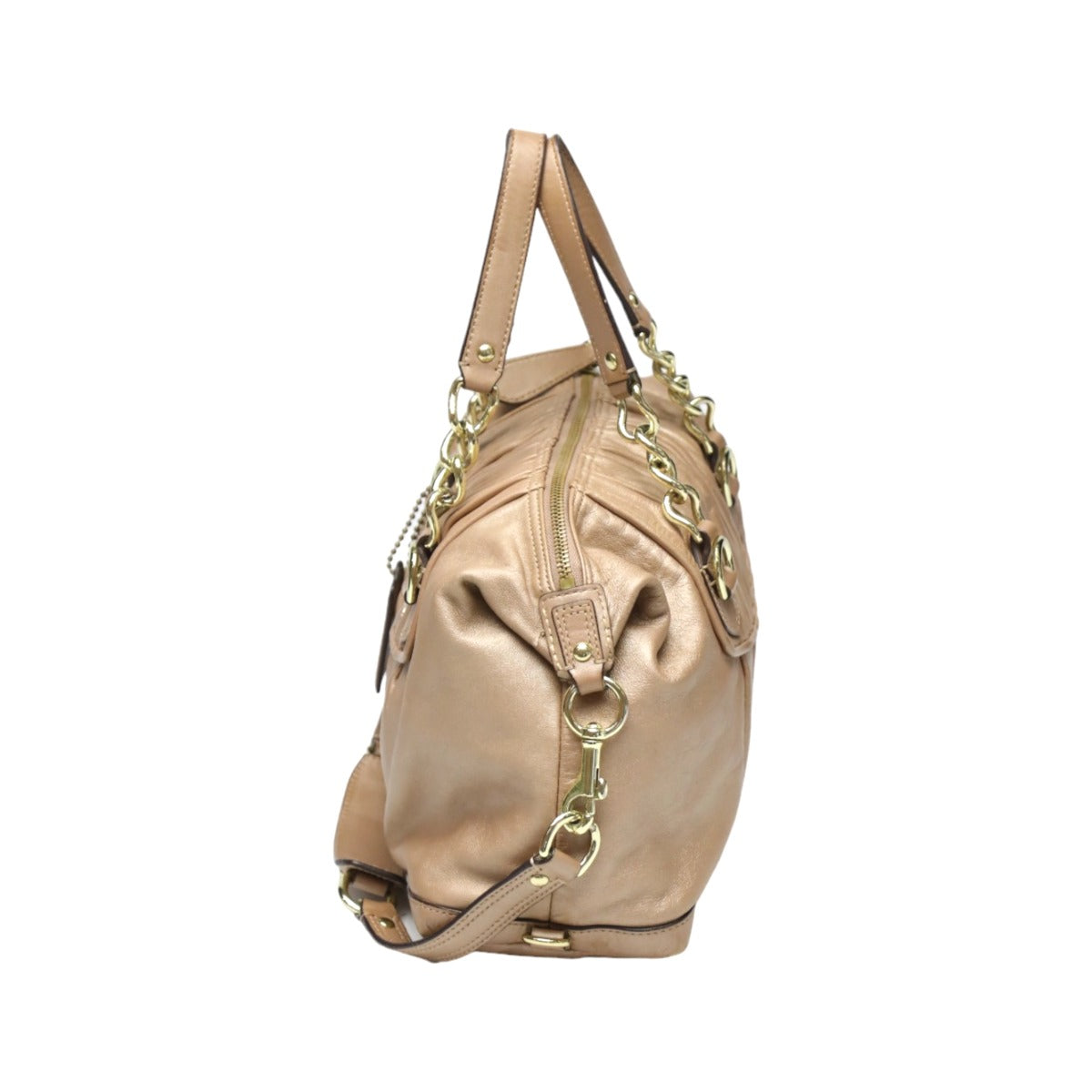コーチ COACH ショルダーバッグ
サッチェル ギャザードレザー アシュリー レザー F17647 ベージュ 【SS】
【中古】