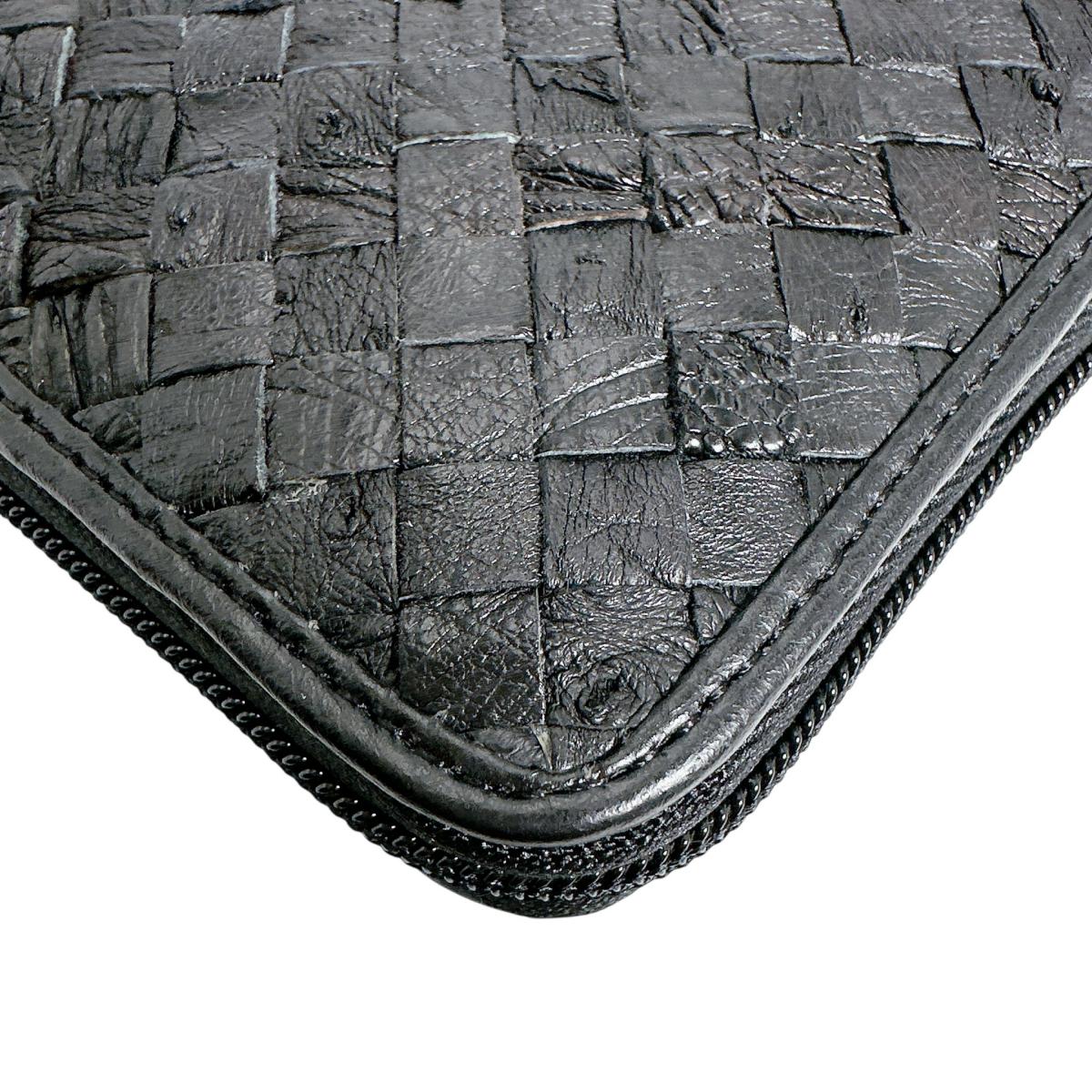 オーストリッチ ostrich 長財布
メッシュ ラウンドファスナー オーストリッチ 0766MH ブラック 【SS】