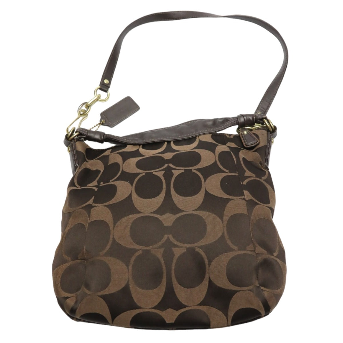 コーチ COACH ハンドバッグ
2WAYショルダーバッグ キャンバス トートバッグ レザー 14904 ブラウン 【SS】
【中古】