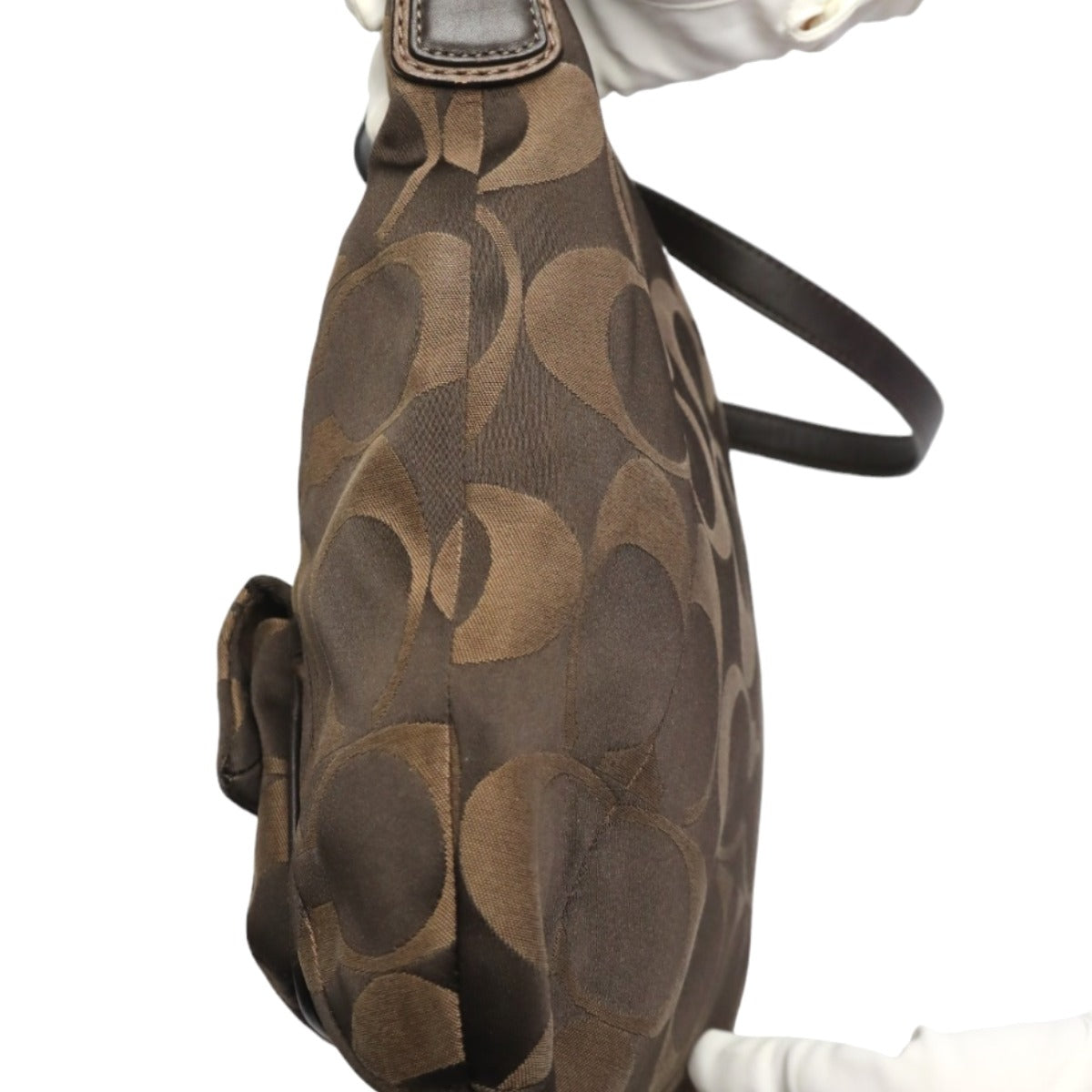 コーチ COACH ハンドバッグ
2WAYショルダーバッグ キャンバス トートバッグ レザー 14904 ブラウン 【SS】
【中古】