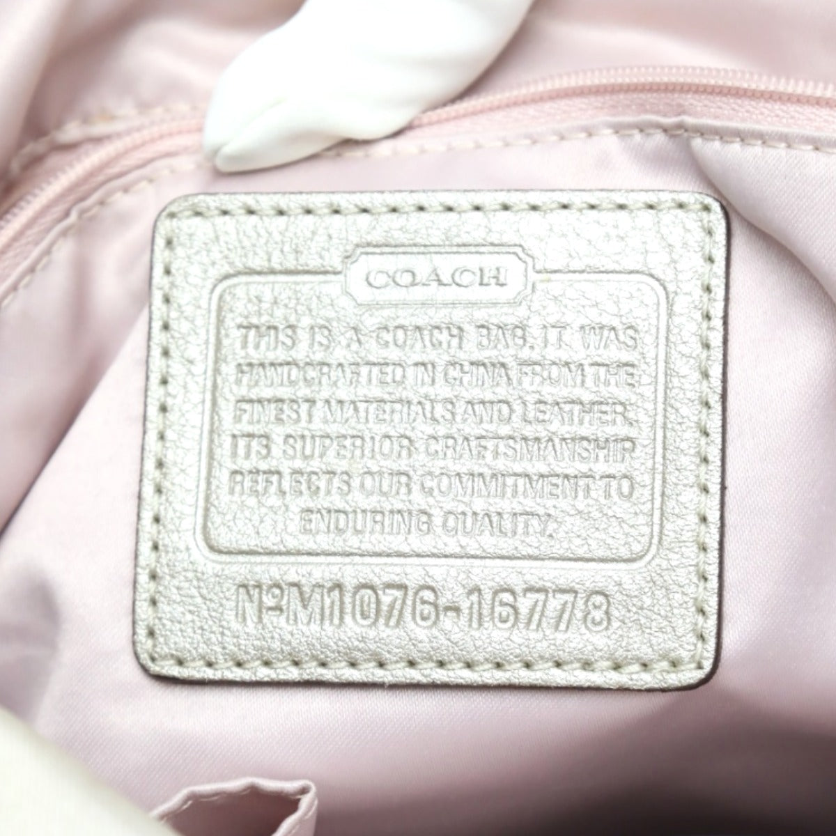 コーチ COACH トートバッグ
ハンドバッグ クリスティングシグネチャー 肩掛け レザー 16778 ベージュ 【SS】
【中古】