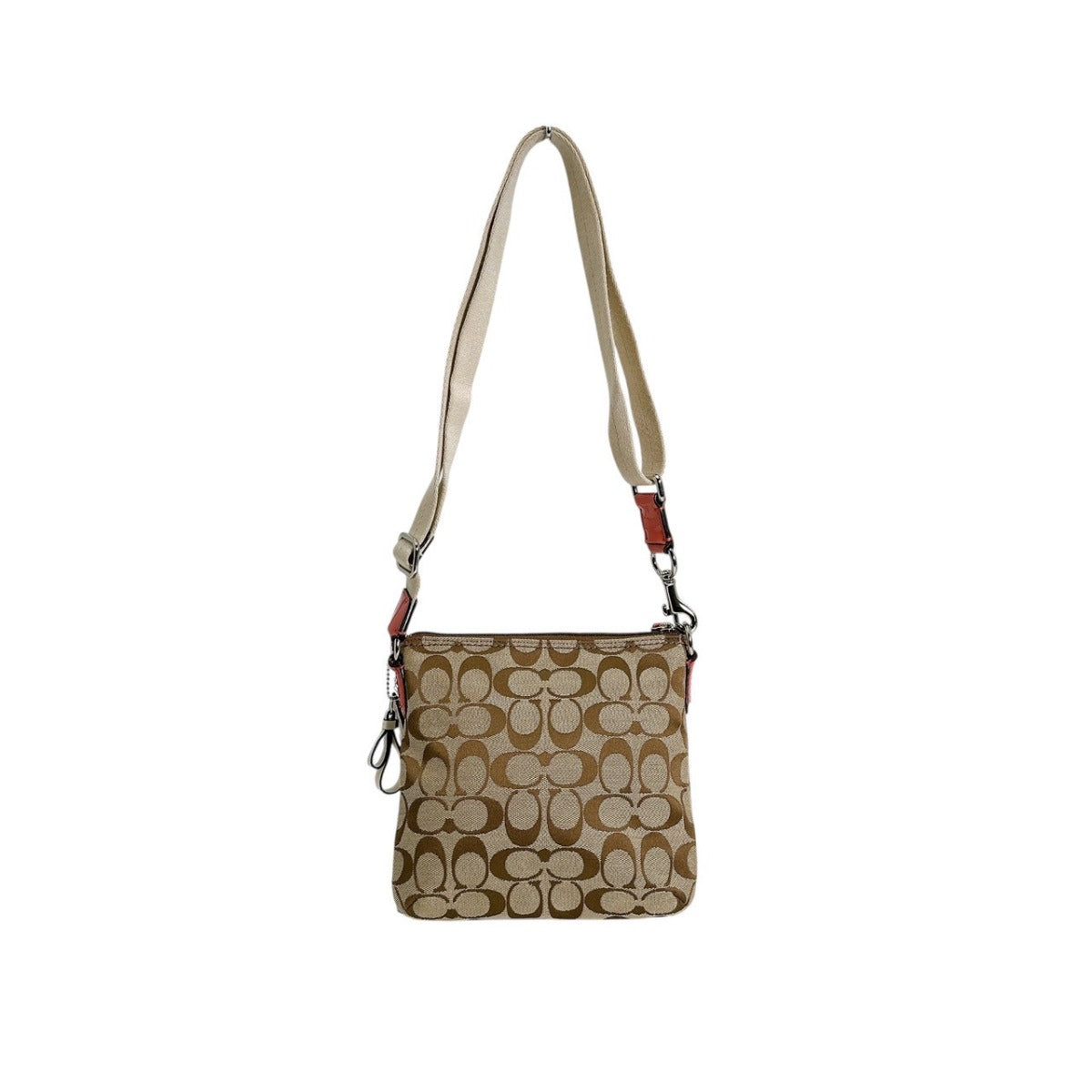 コーチ COACH ショルダーバッグ
斜め掛け シグネチャー キャンバス ブラウン×ピンク 【SS】
【中古】