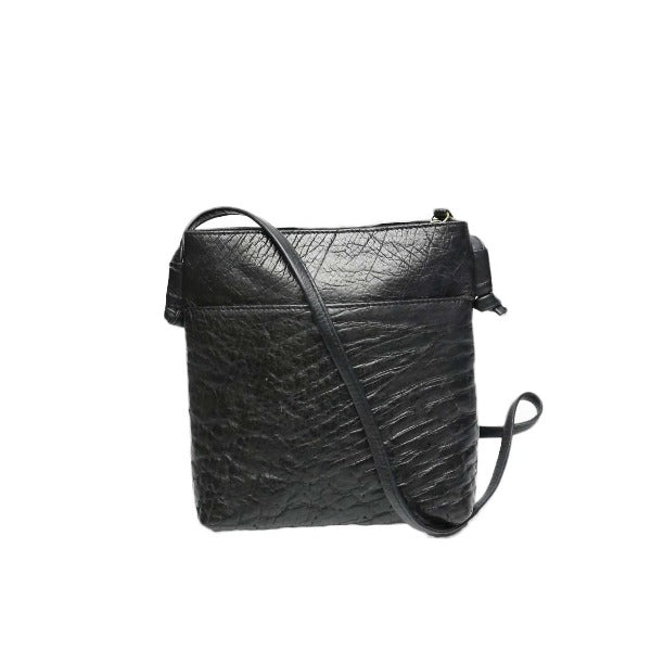 オーストリッチ ostrich ショルダーバッグ
斜め掛け ブラック 【SS】
【中古】