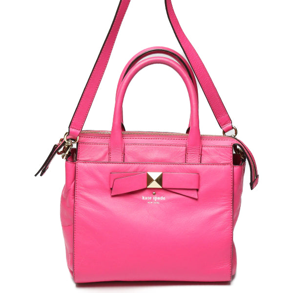 ケイトスペード Kate Spade ハンドバッグ
カーフ ショルダー 2WAY ピンク 【SS】
【中古】