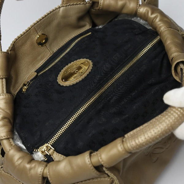 ロエベ LOEWE ハンドバッグ
ナッパアイレ レザー 軽量 レザー ゴールド 【SS】
【中古】