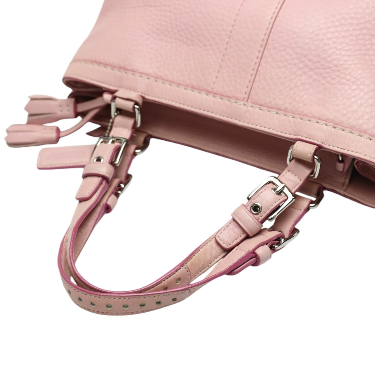 コーチ COACH ハンドバッグ
ハンドバッグ フリンジ ハンプトンズ レザー 5055 ピンク 【SS】
【中古】