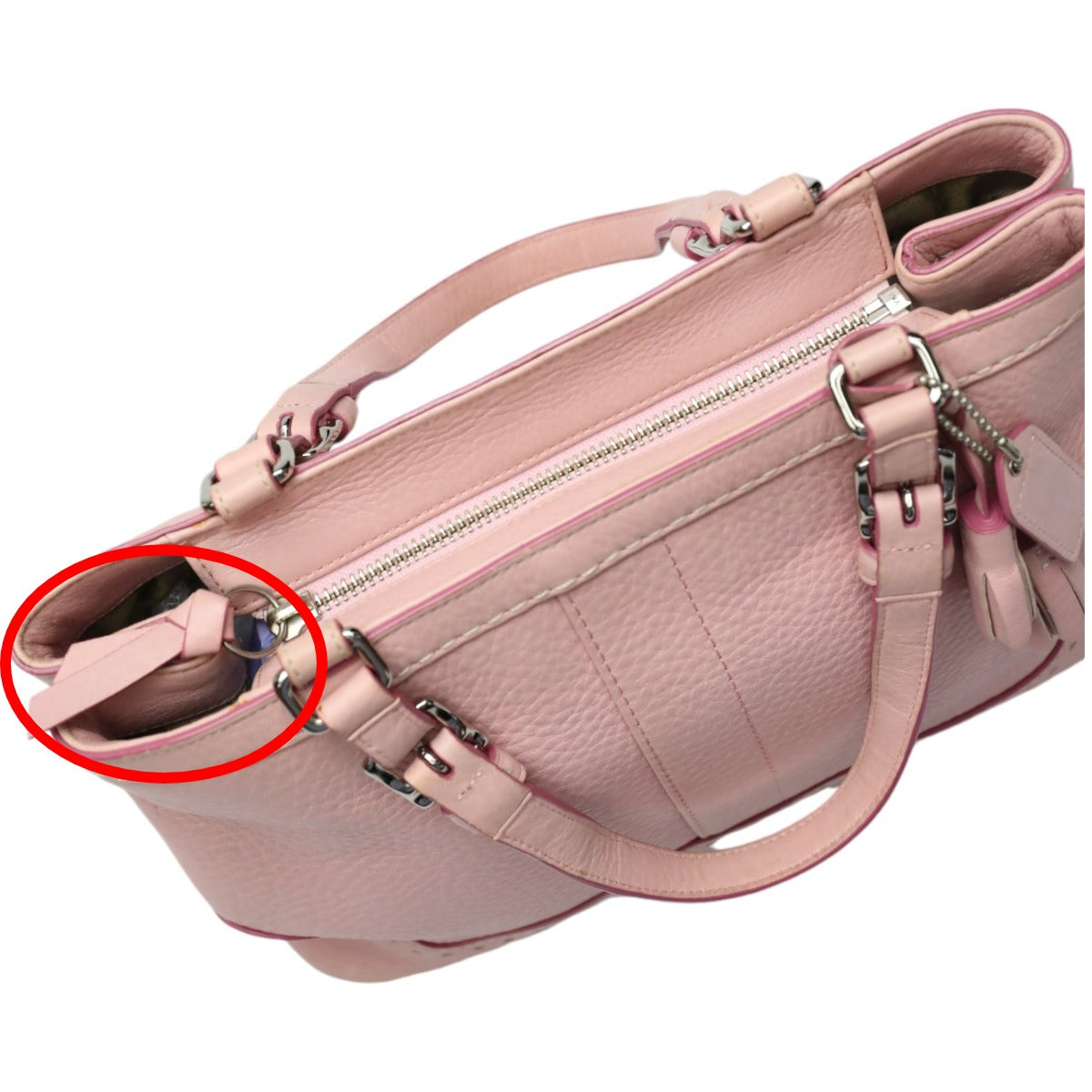コーチ COACH ハンドバッグ
ハンドバッグ フリンジ ハンプトンズ レザー 5055 ピンク 【SS】
【中古】