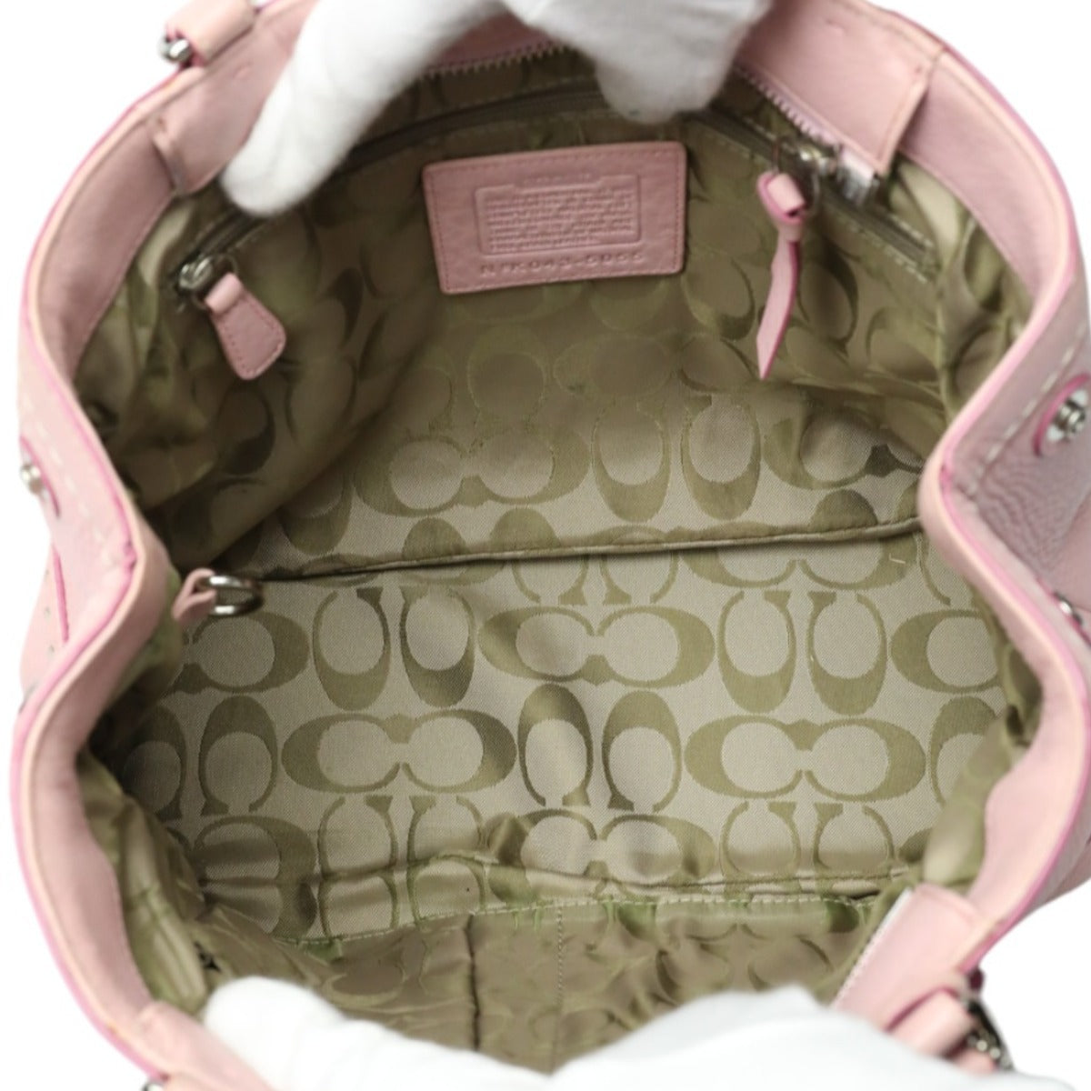 コーチ COACH ハンドバッグ
ハンドバッグ フリンジ ハンプトンズ レザー 5055 ピンク 【SS】
【中古】