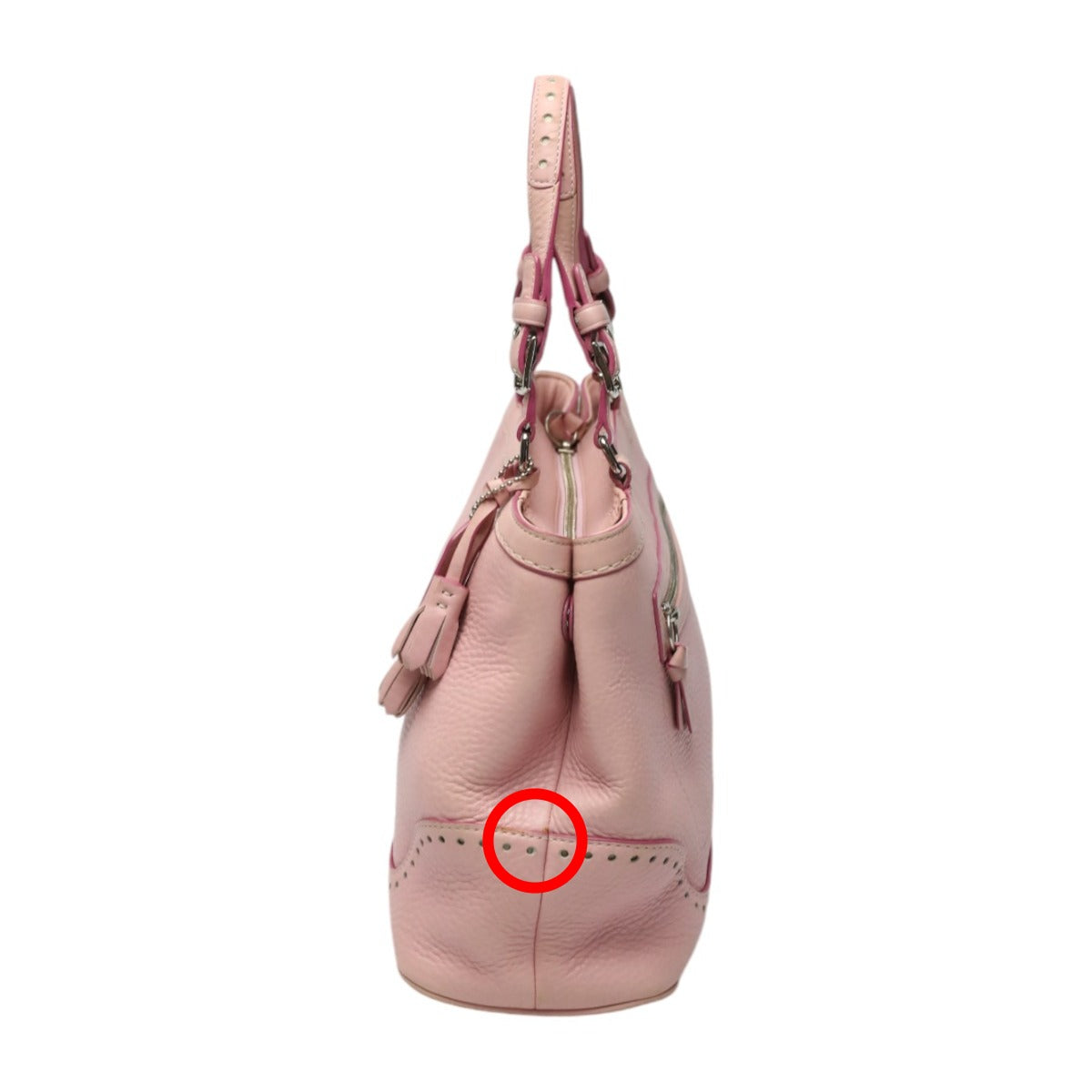 コーチ COACH ハンドバッグ
ハンドバッグ フリンジ ハンプトンズ レザー 5055 ピンク 【SS】
【中古】