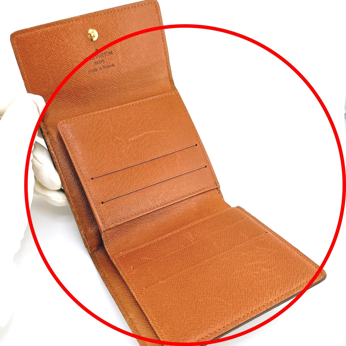 ルイヴィトン LOUIS VUITTON 二つ折り財布
Wホック財布 モノグラム ポルトフォイユ モノグラムキャンバス M61654 ブラウン LV
【SS】
【中古】