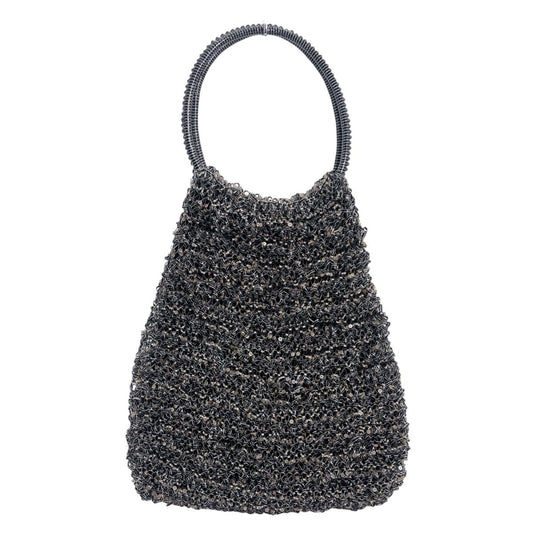 アンテプリマ ANTEPRIMA ハンドバッグ
 ワイヤーバッグ パーティー 結婚式 ワイヤー ブラック 【SS】
 【中古】