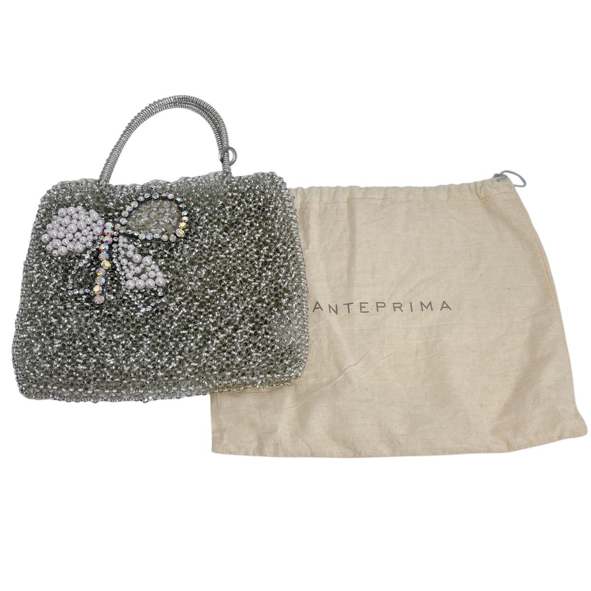 アンテプリマ ANTEPRIMA ハンドバッグ
ワイヤーバッグ 結婚式 パーティー ワイヤー シルバー 【SS】
【中古】