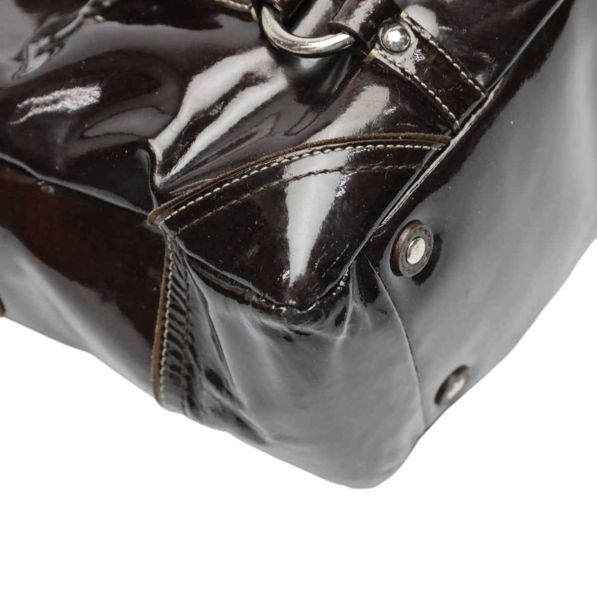 コーチ COACH トートバッグ
ギャラリー パテントレザー 10380 ダークブラウン 【SS】
【中古】