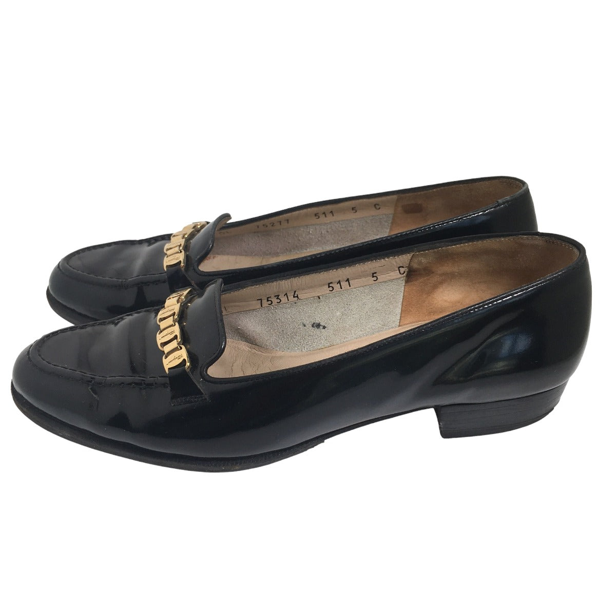 サルヴァトーレフェラガモ Salvatore Ferragamo パンプス
カーフ ブラック 【SS】
【中古】