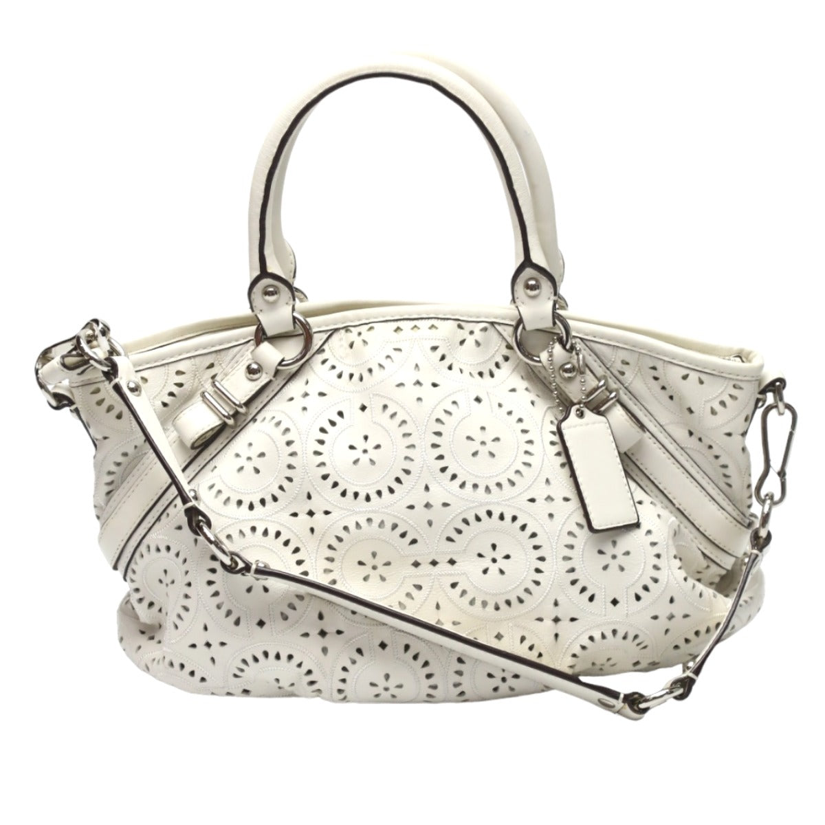 コーチ COACH ハンドバッグ
マディソン パンチング 2WAY レザーカット オプアートレザーソフィア シラカワ レザー 16997 ホワイト 【SS】
【中古】