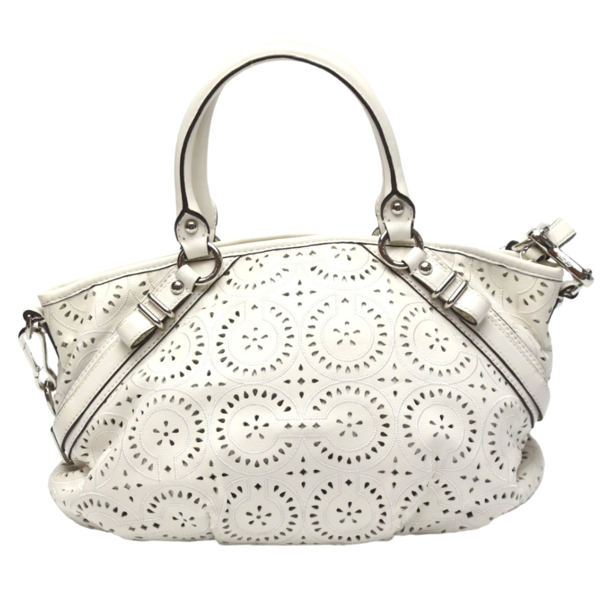 コーチ COACH ハンドバッグ
マディソン パンチング 2WAY レザーカット オプアートレザーソフィア シラカワ レザー 16997 ホワイト 【SS】
【中古】