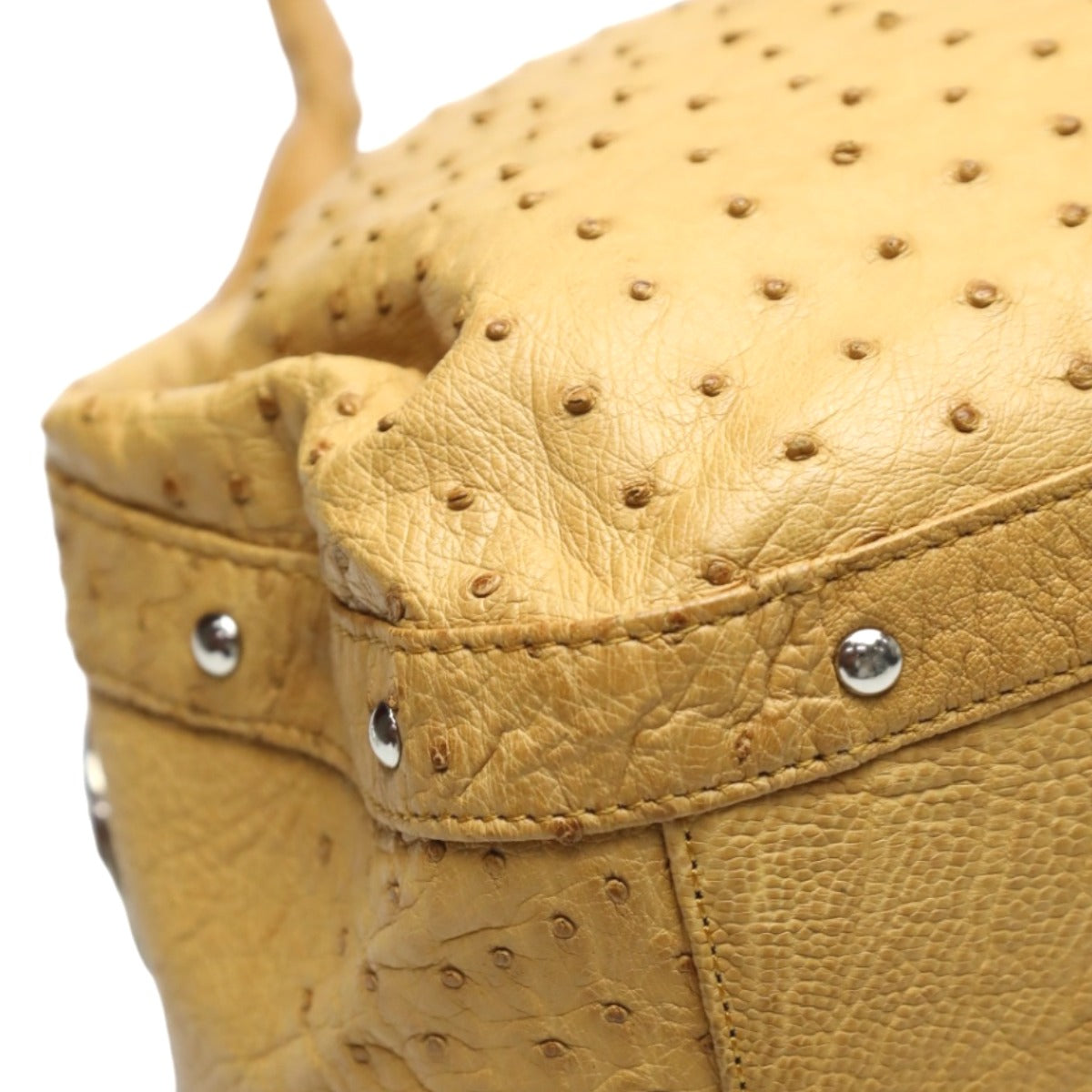 オーストリッチ ostrich ショルダーバッグ
ホウボウ フルポイント ショルダーバッグ オーストリッチ キャメル 【SS】
【中古】