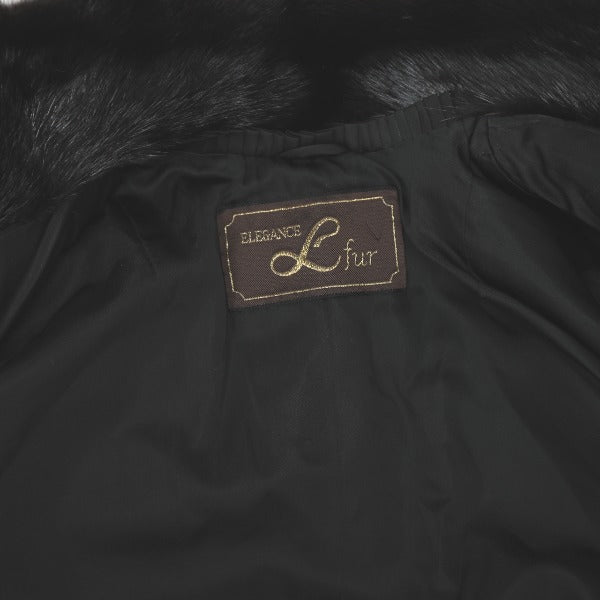 ミンク Mink その他アウター
毛皮コート ハーフコート ELEGAMCE L fur ブラック 【SS】
【中古】