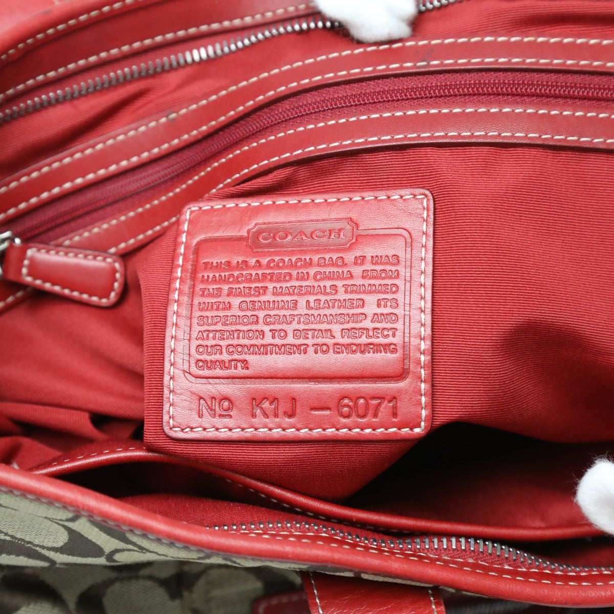 コーチ COACH トートバッグ
トートバッグ シグネクチャー キャンバス 6071 レッド 【SS】
【中古】