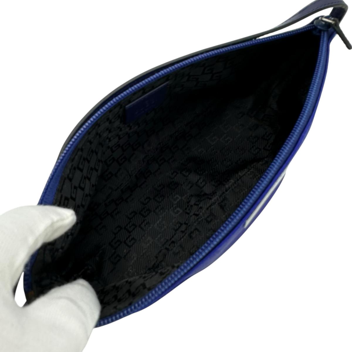 グッチ GUCCI ポーチ
ポーチ ハンドポーチ サテン 039-1103 ブルー 【SS】
【中古】