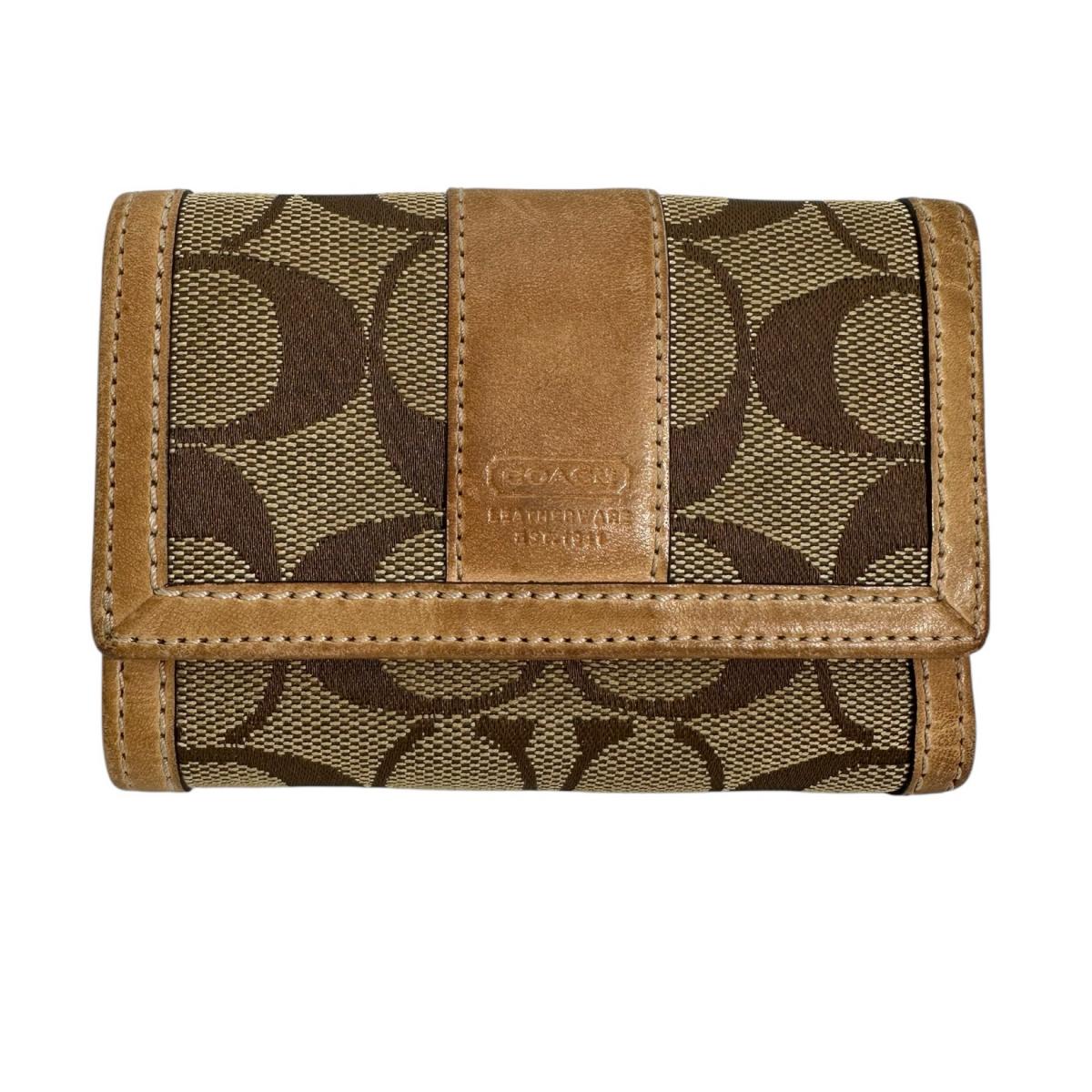 コーチ COACH 三つ折り財布
三つ折り財布 シグネクチャー キャンバス ブラウン 【SS】
【中古】