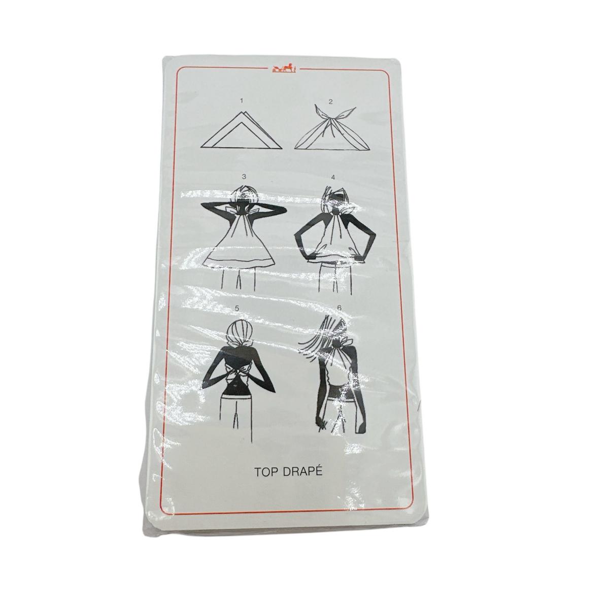 エルメス HERMES スカーフ
KNOTTING CARDS スカーフ巻き方 ノベルティ オレンジ 【SS】
【中古】
