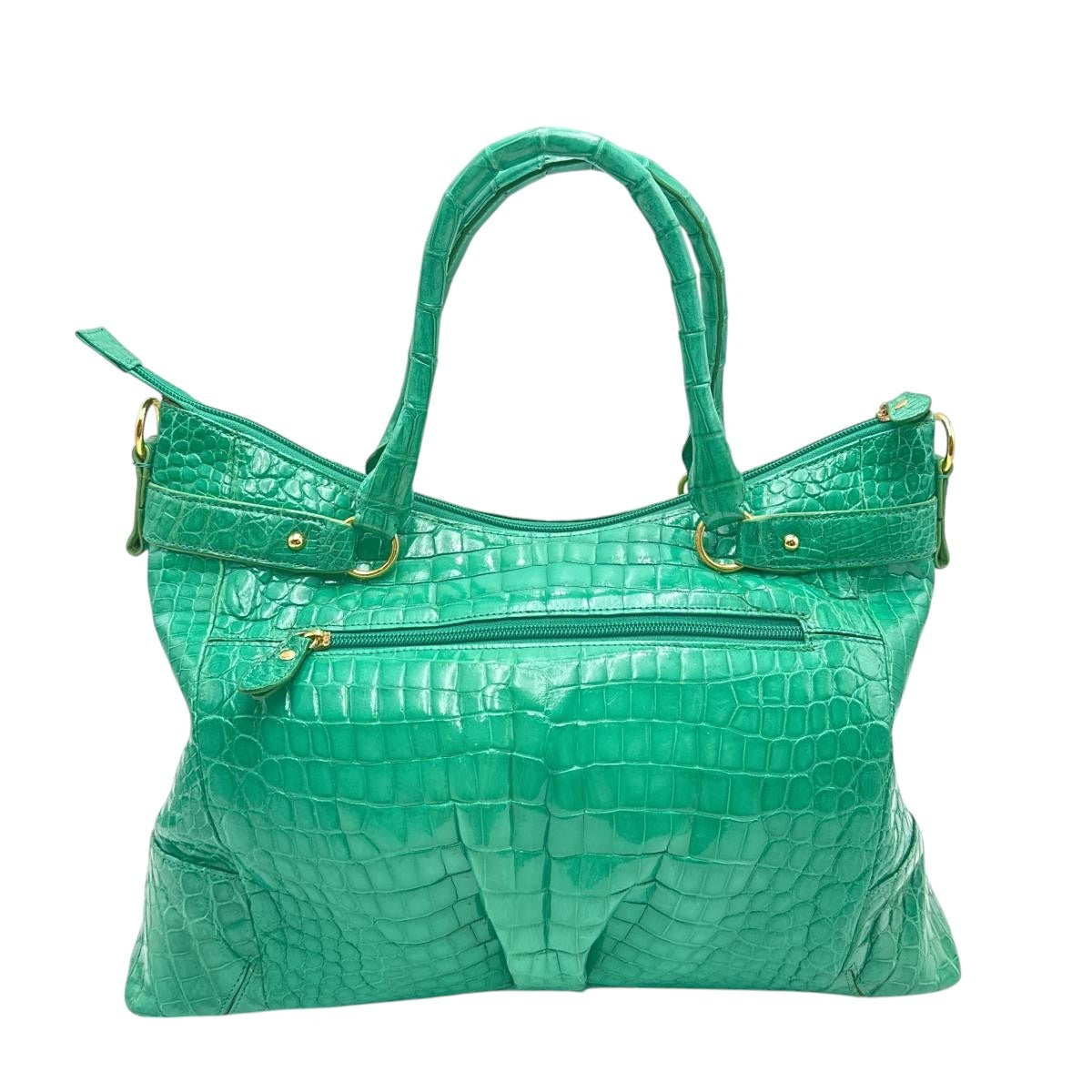 クロコダイル CROCODILE ハンドバッグ
ショルダーバッグ クロコダイル グリーン 【SS】
【中古】