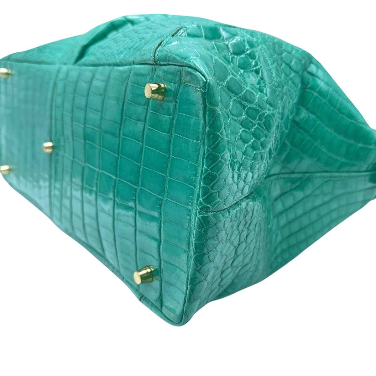 クロコダイル CROCODILE ハンドバッグ
ショルダーバッグ クロコダイル グリーン 【SS】
【中古】