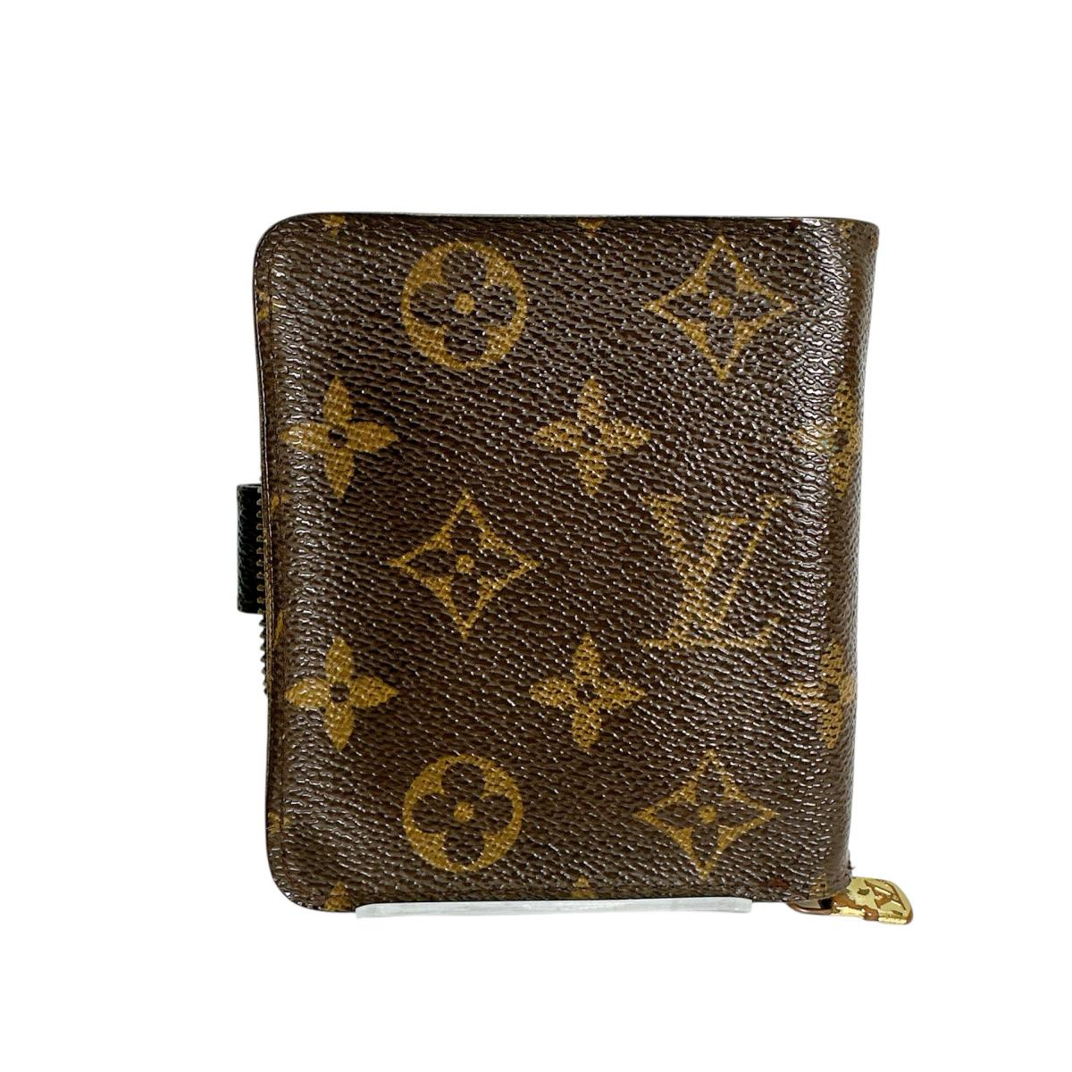 ルイヴィトン LOUIS VUITTON 二つ折り財布
カード用ポケットファスナー付 モノグラム コンパクトジップ モノグラムキャンバス M61667 ブラウン LV
【SS】
【中古】