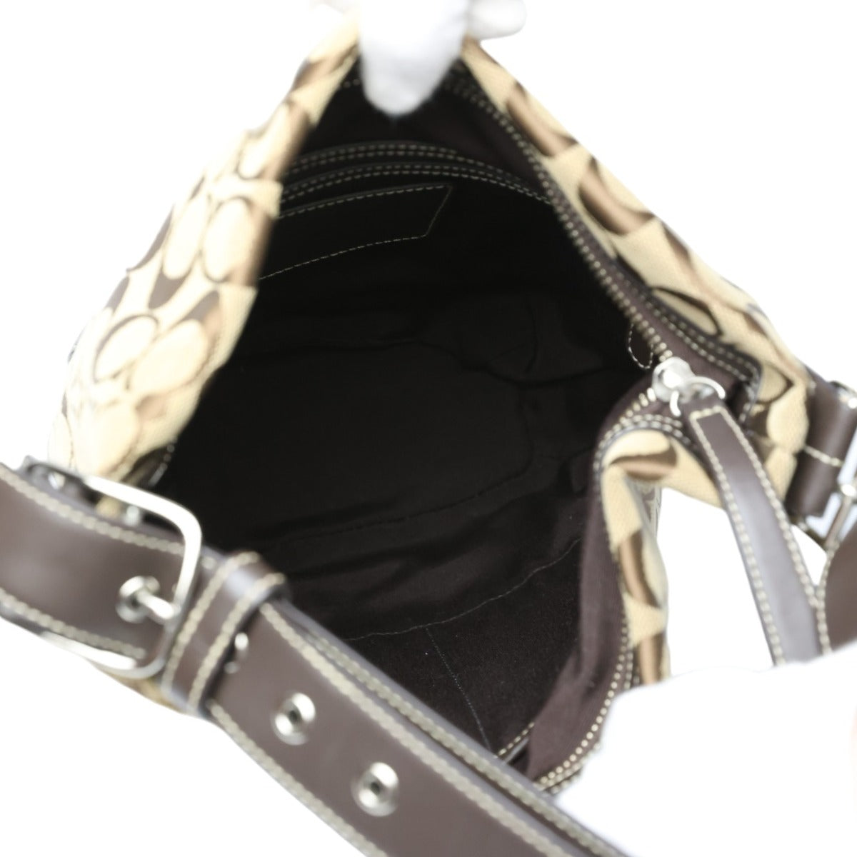 コーチ COACH ショルダーバッグ
ダッフル シグネチャー 斜め掛け プラスチック 6076 カーキ 【SS】
【中古】