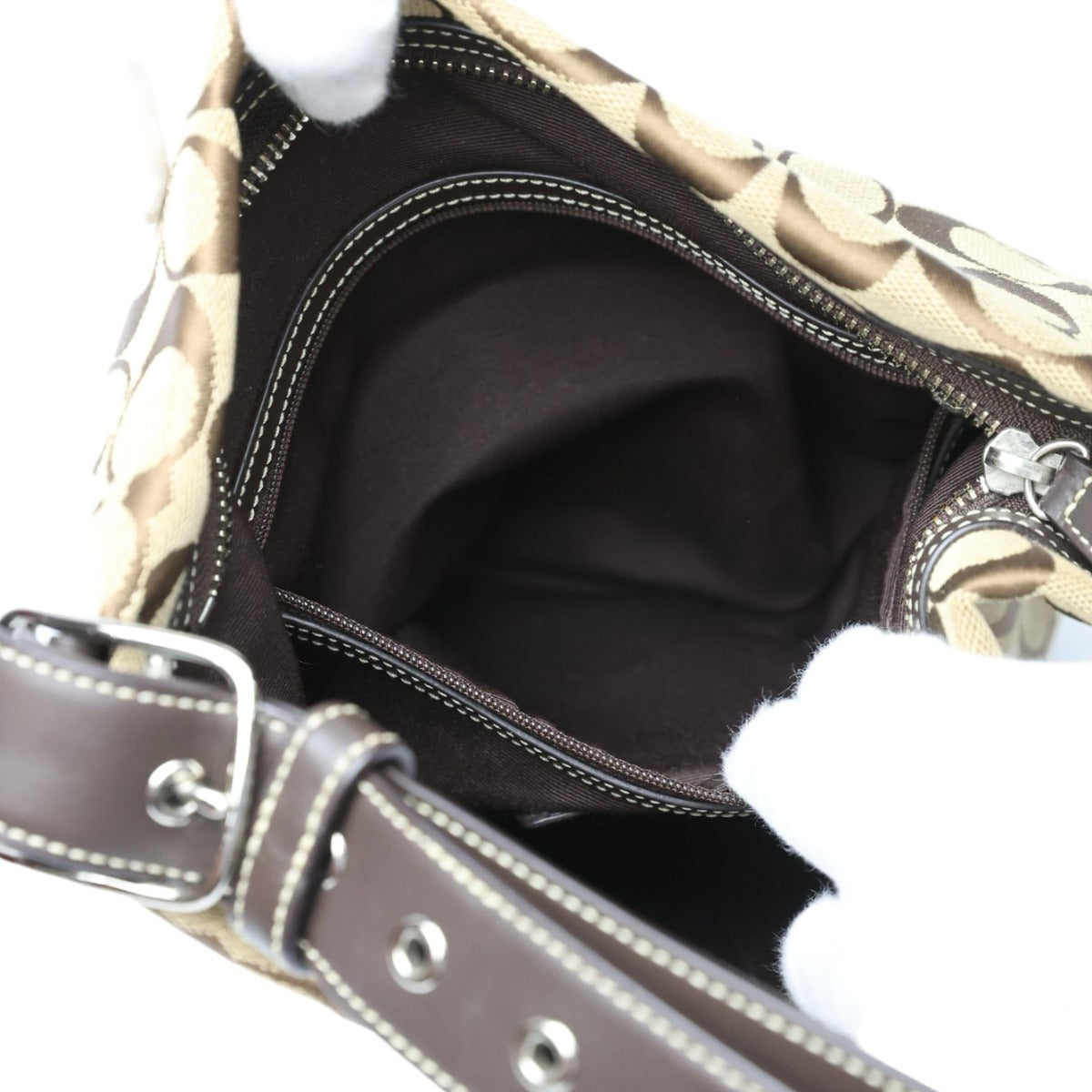 コーチ COACH ショルダーバッグ
ダッフル シグネチャー 斜め掛け プラスチック 6076 カーキ 【SS】
【中古】