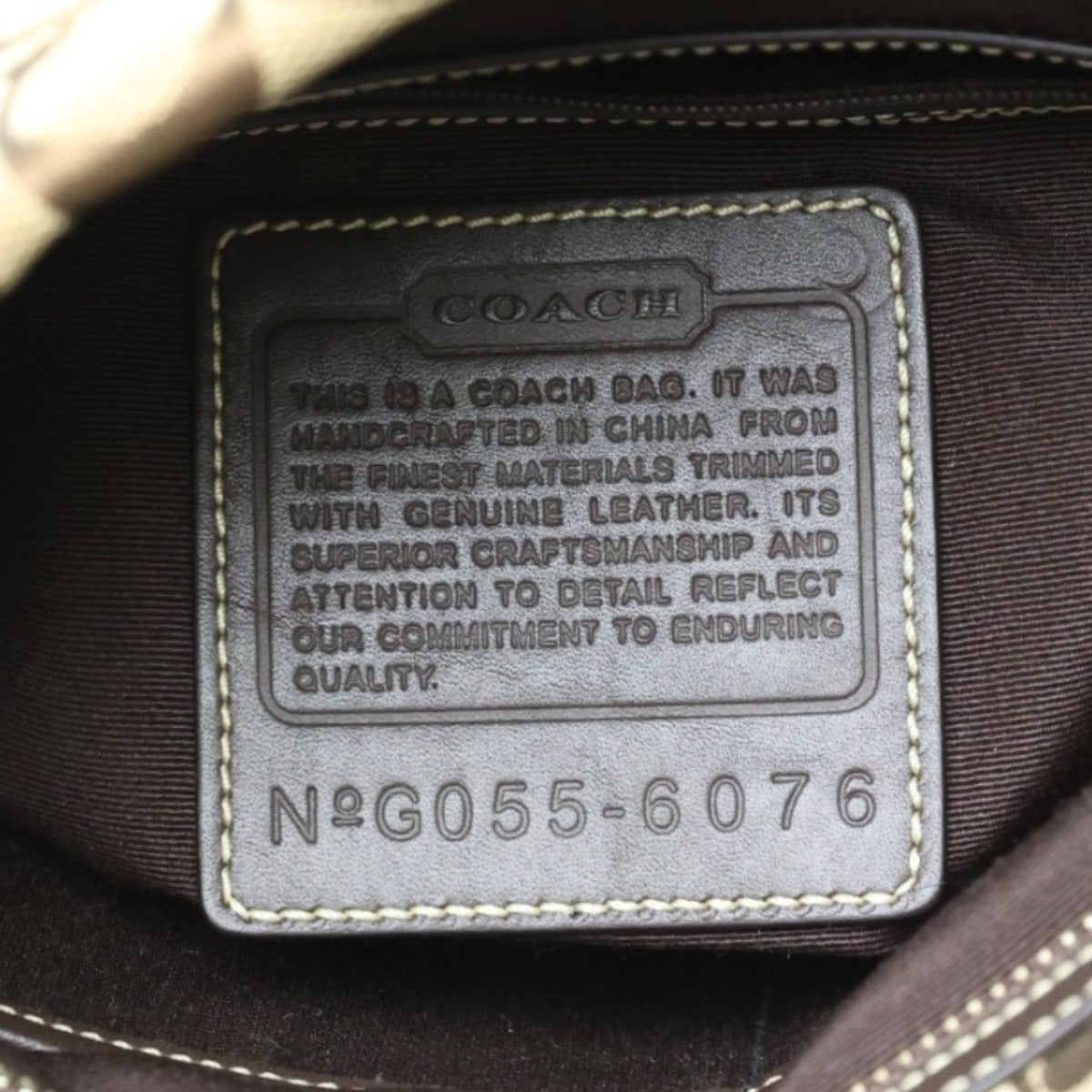 コーチ COACH ショルダーバッグ
ダッフル シグネチャー 斜め掛け プラスチック 6076 カーキ 【SS】
【中古】