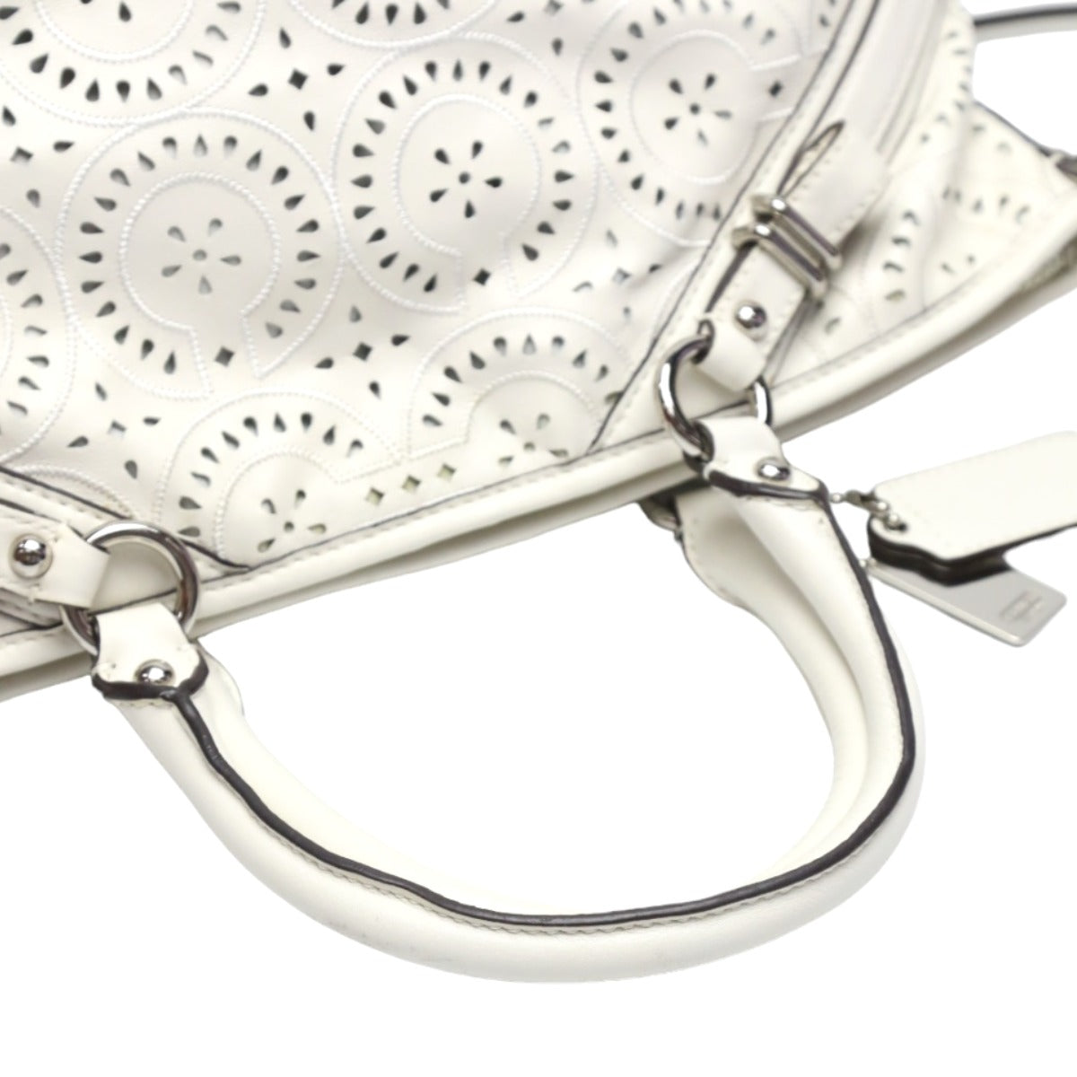 コーチ COACH ハンドバッグ
マディソン パンチング 2WAY レザーカット オプアートレザーソフィア シラカワ レザー 16997 ホワイト 【SS】
【中古】
