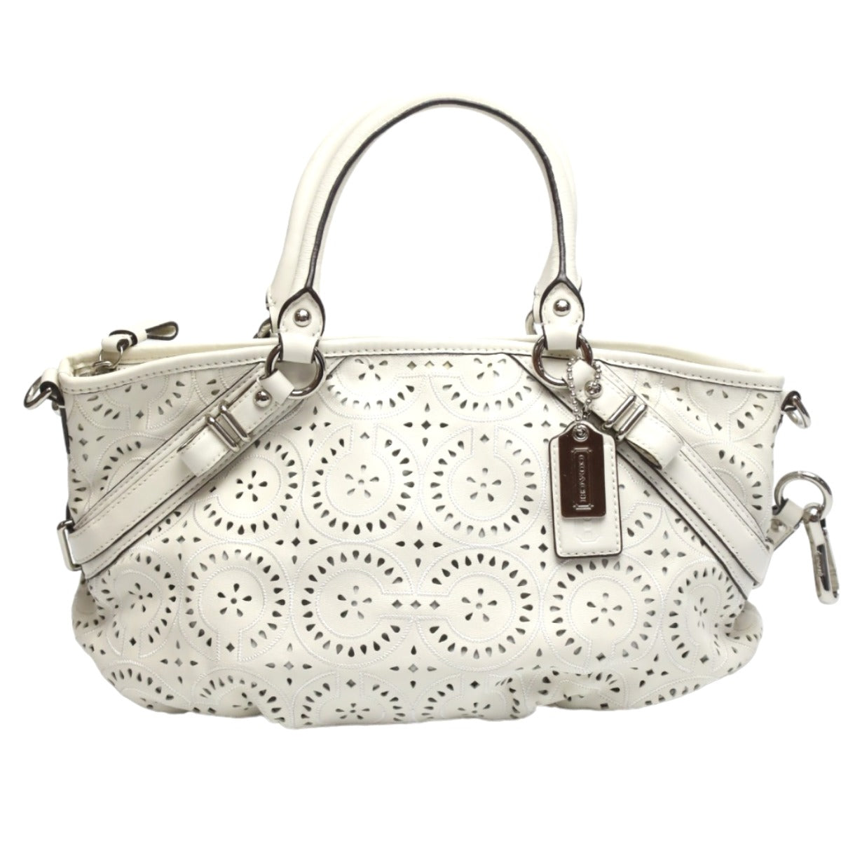 コーチ COACH ハンドバッグ
マディソン パンチング 2WAY レザーカット オプアートレザーソフィア シラカワ レザー 16997 ホワイト 【SS】
【中古】