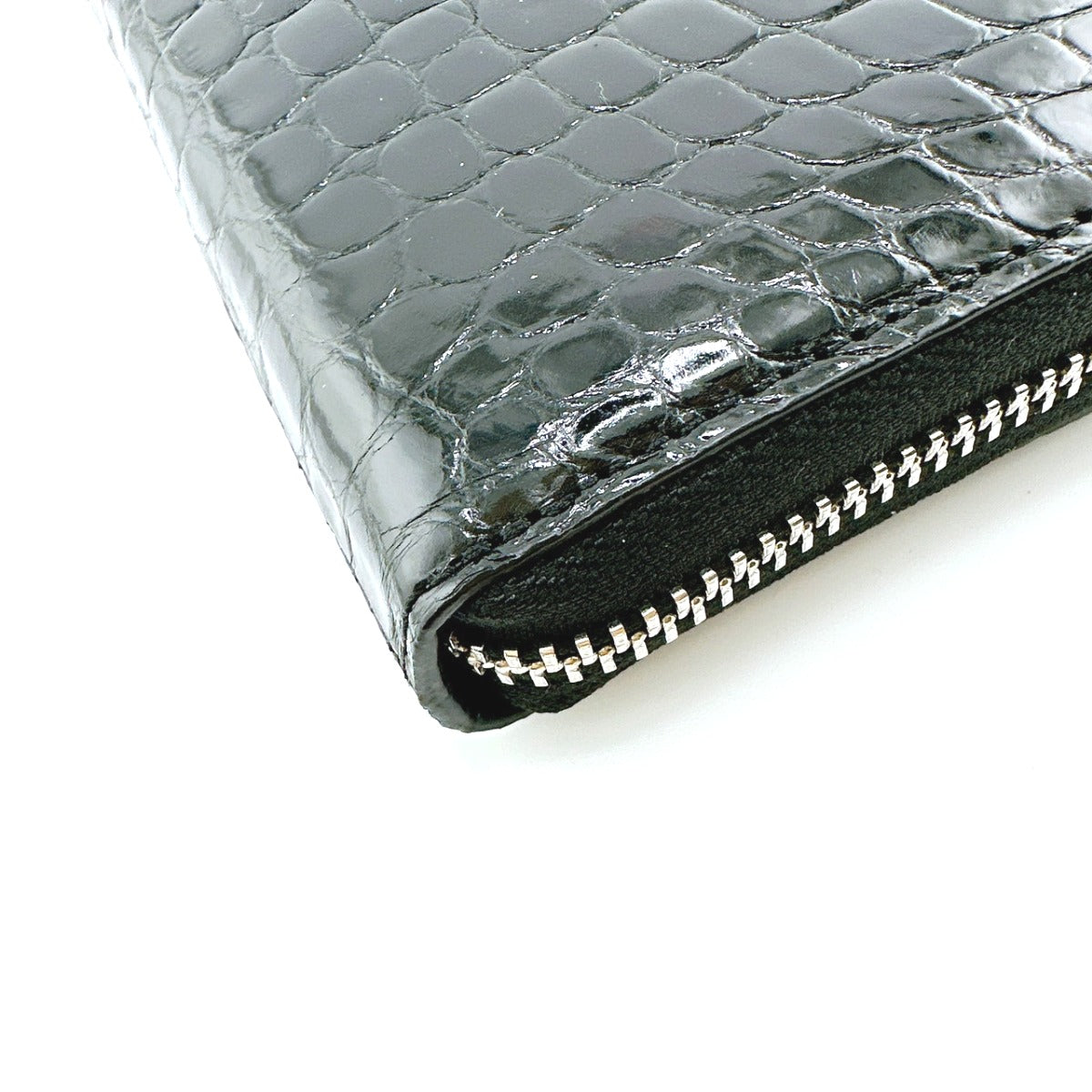 クロコダイル CROCODILE 長財布
長財布 ラウンドファスナー シャイニング クロコダイル TS-490 ブラック 【SS】